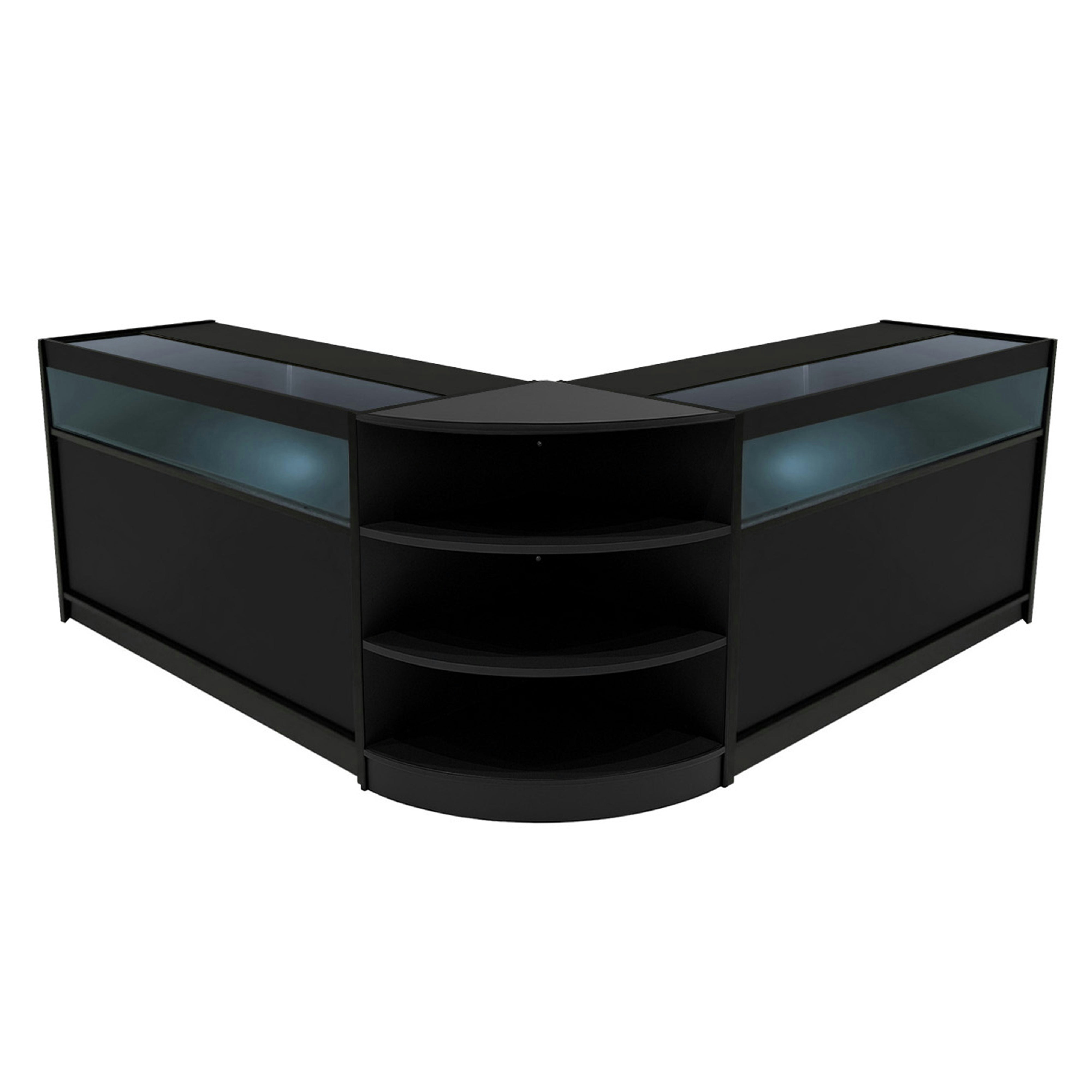Monstershop Black Theseus Led Shop Counter Set Lm60 & 2 X B1500
