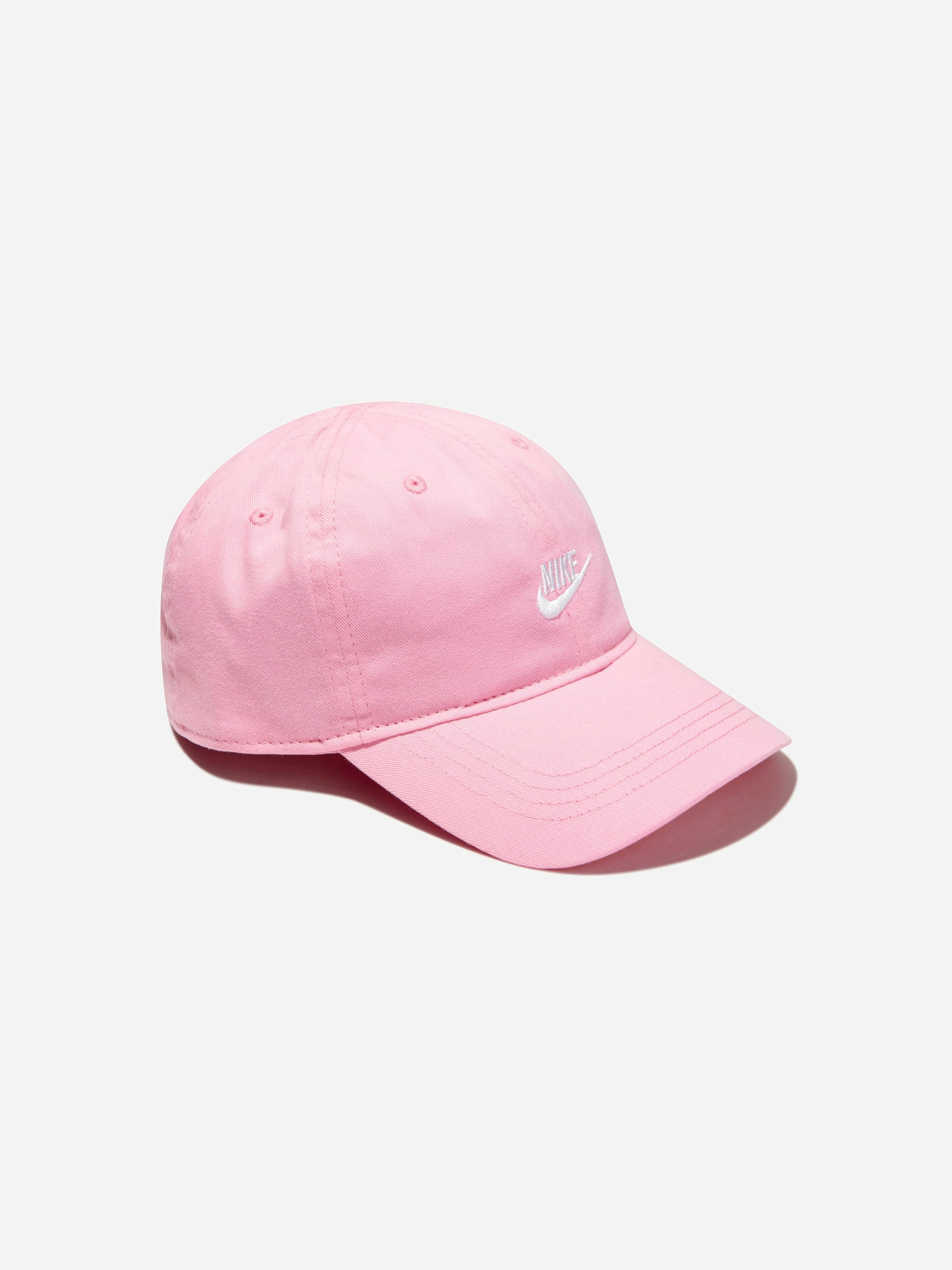 Nike Girls Pink/Black Futura Curve Brim Cap In - 4 - 7 Yrs