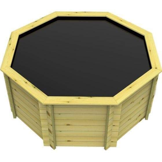 Gtc 8Ft 945 Gallon Octagonal Wooden Koi Pond, 44Mm Thick, 1099Mm High, 4297 Litres