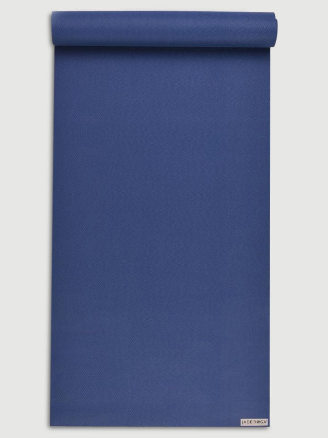 Jade Yoga Blue Harmony Extra Wide 80" Yoga Mat 5Mm - Midnight