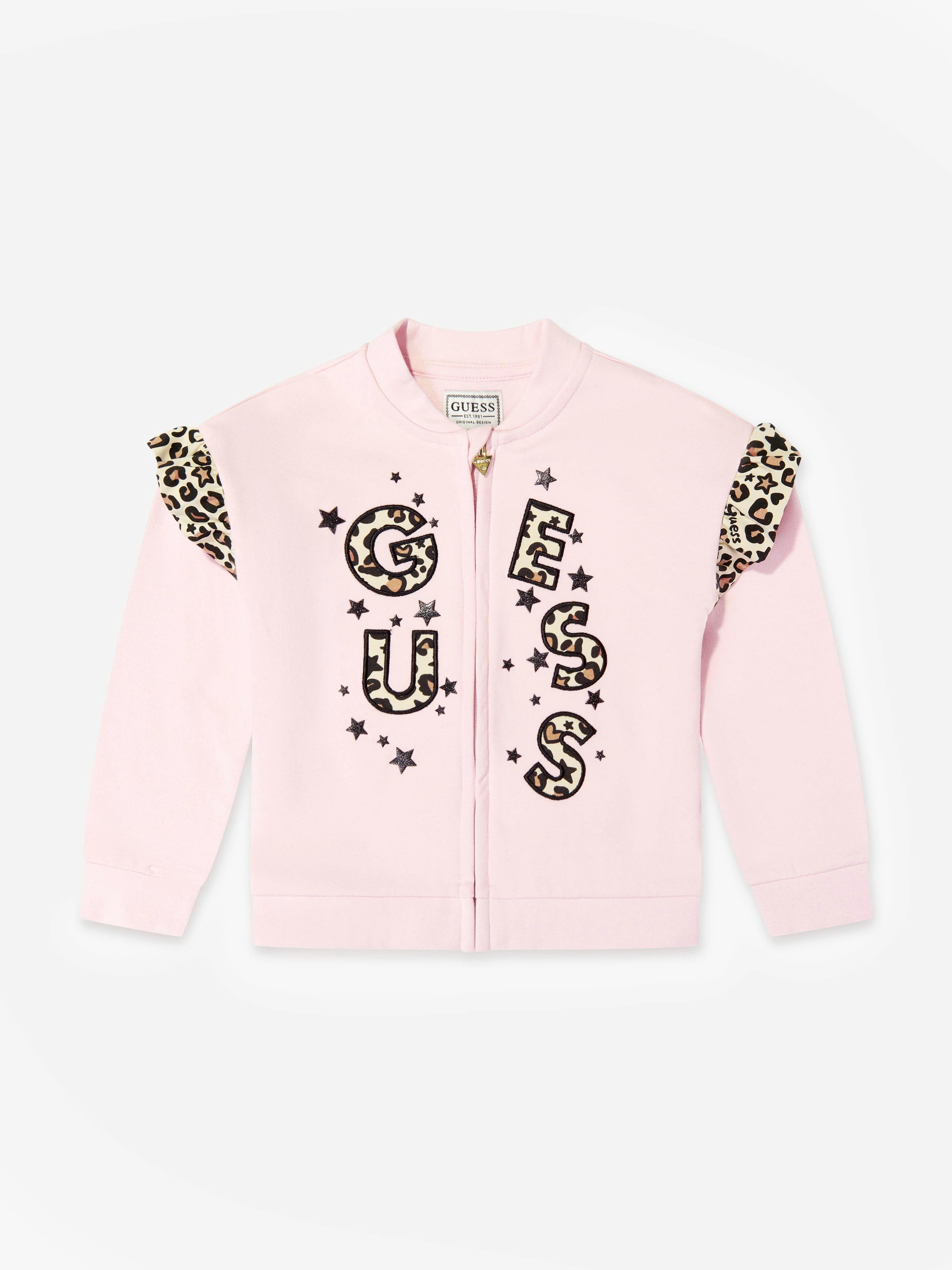 Guess Girls Rose 'S Zip-Up Sweatshirt Active - Image 2