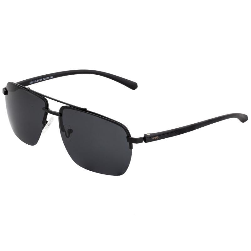 Simplify Black Lennox Polarized Sunglasses
