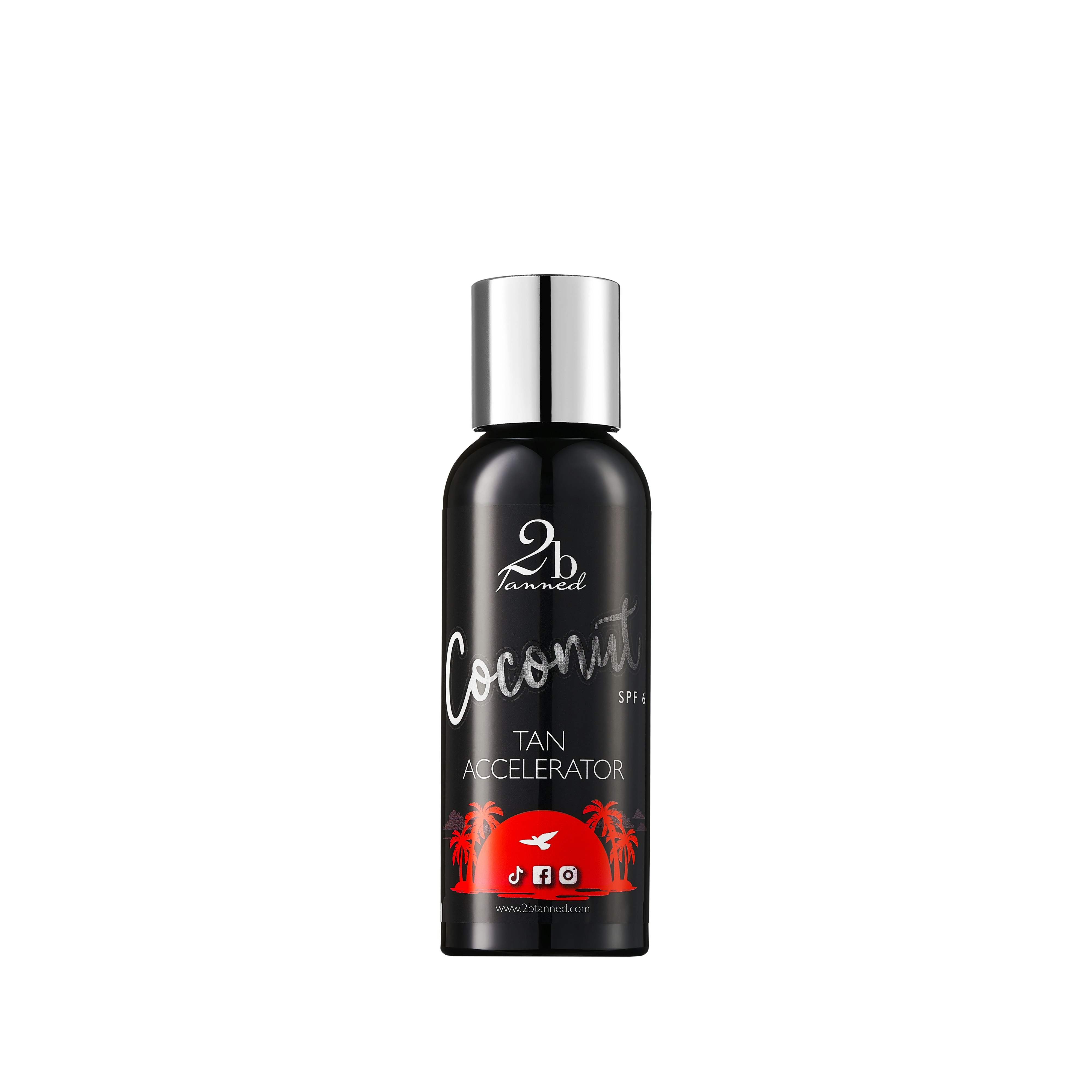 2Btanned Cream Travel Size Coconut Spf 6 Tan Accelerator