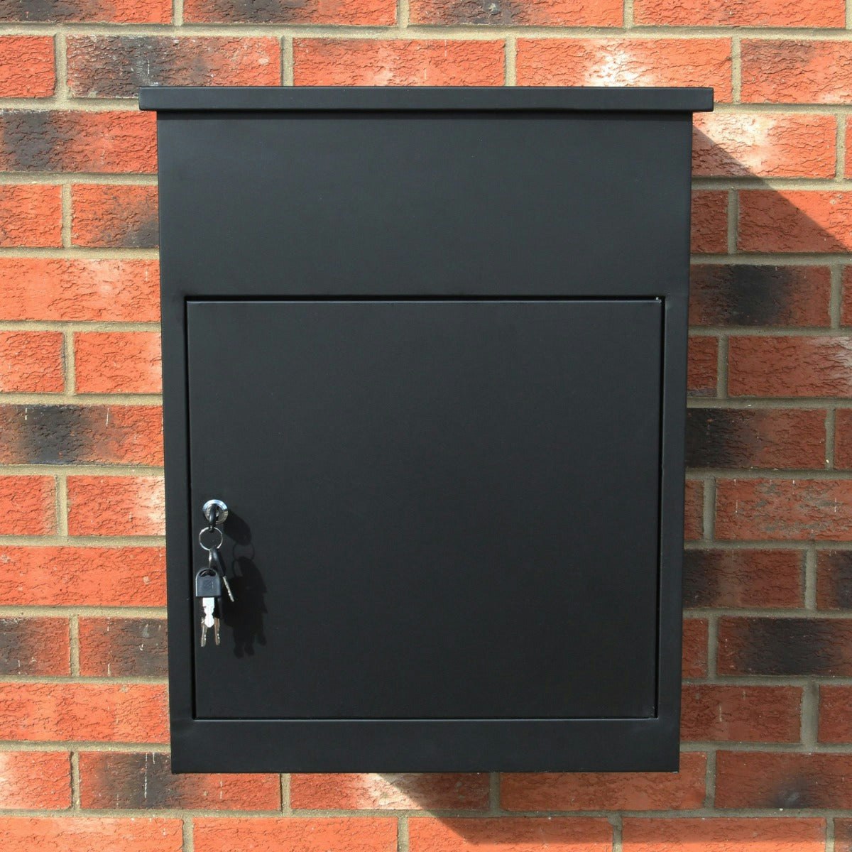 Rackhams Black Parcel Post Box