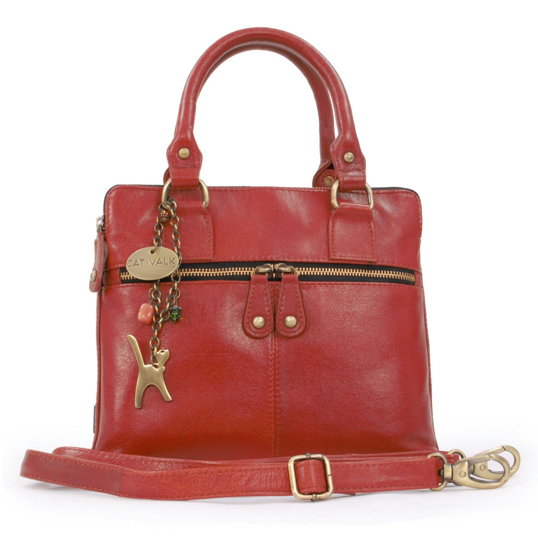 Catwalk Collection Handbags Red Vicky - Handbag