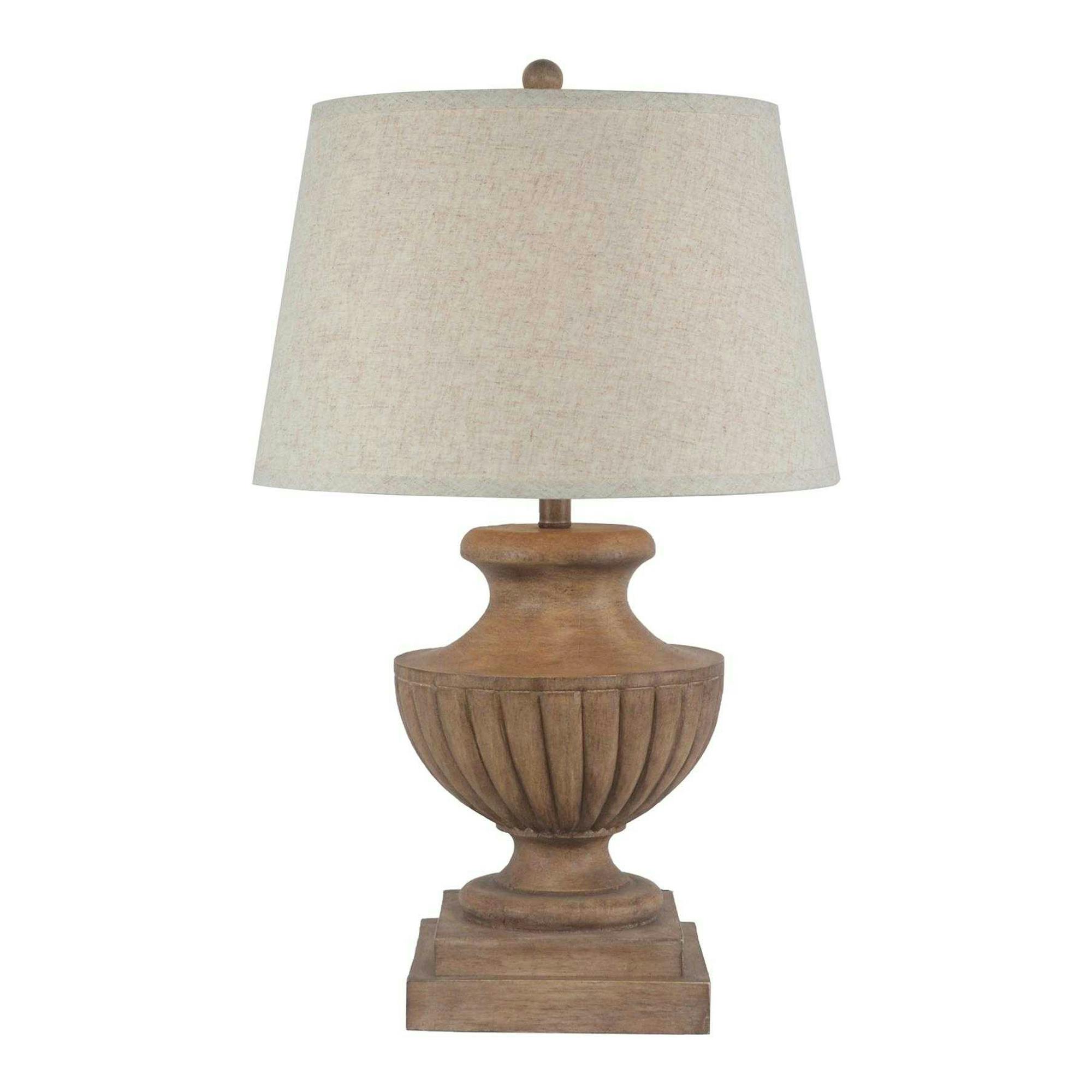 Hill Interiors Brown Marbelle Table Lamp (Uk Plug) - One Size - 100% Mixed