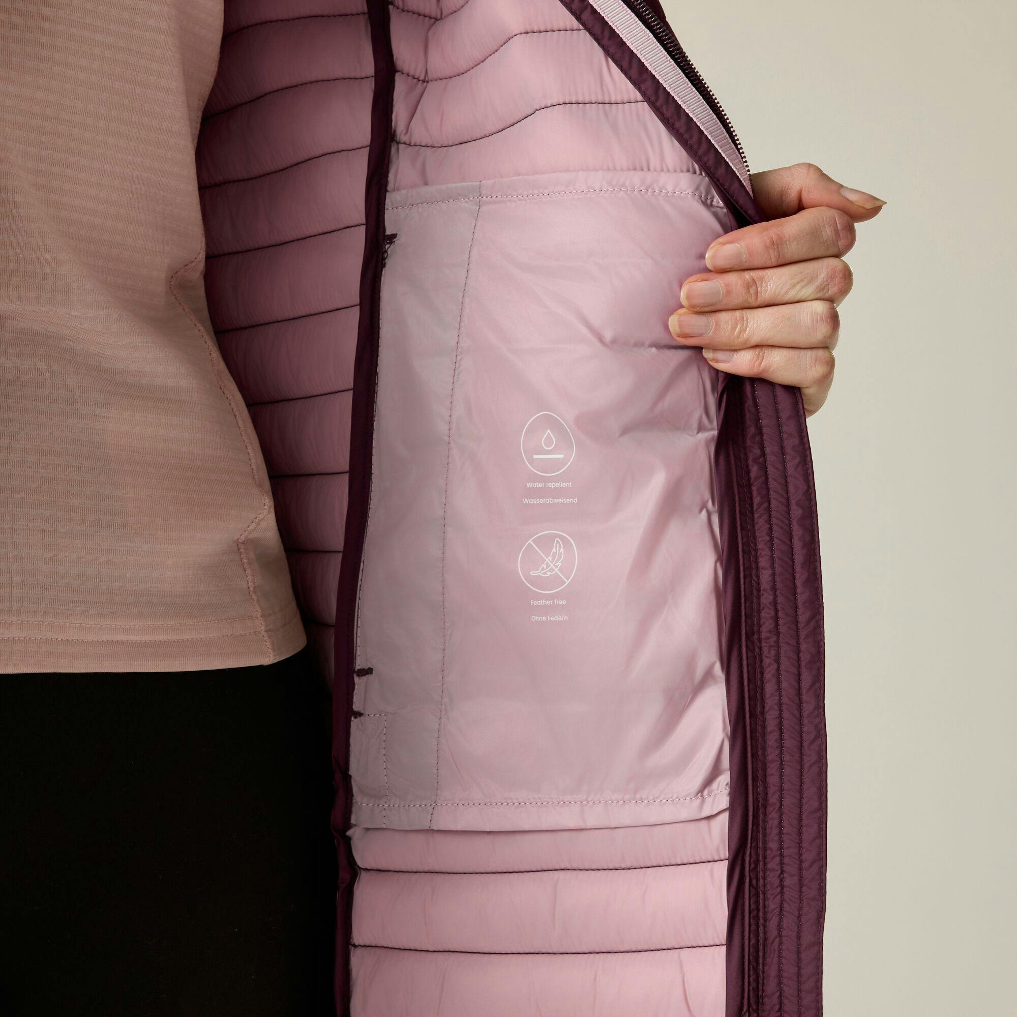 Regatta Women's / Selenar Quilted Long Jacket - Fig - 18 Uk - Fig - 70% Polyester/30% Recycled Polyester