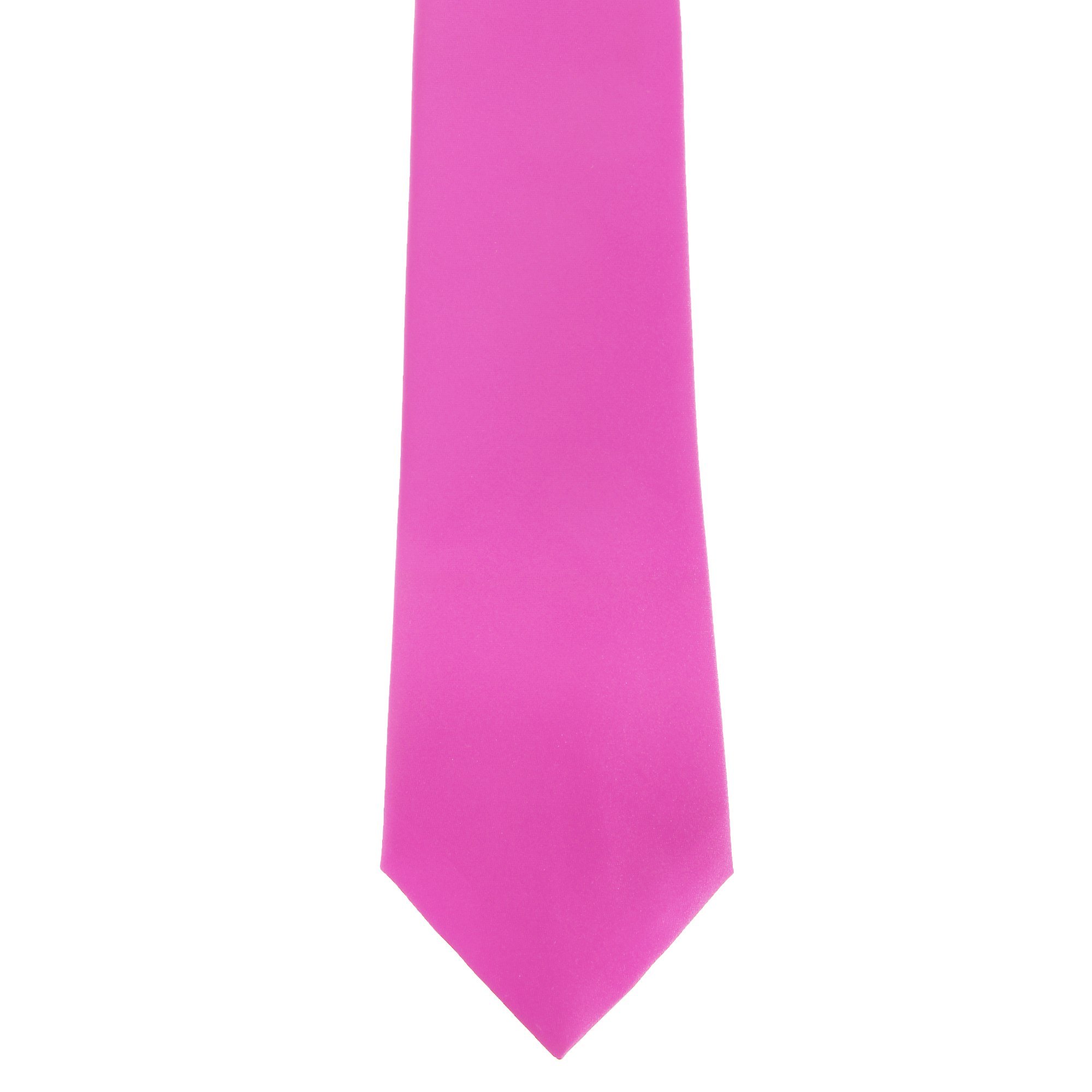 Premier Men's Pink Plain Satin Tie (Narrow Blade) Pack Of 2 In - Image 3