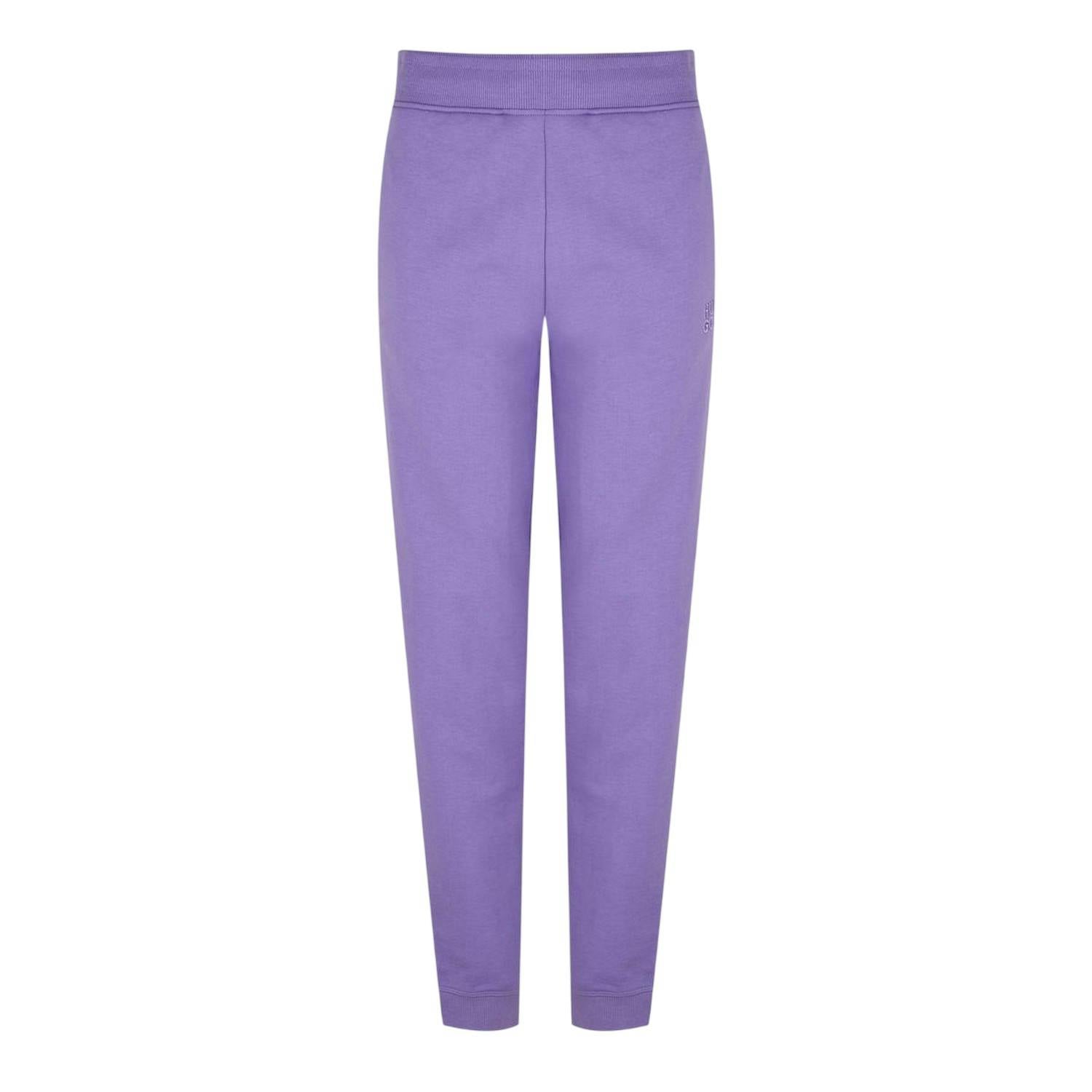 Hugo Women's Purple Logo Jogging Bottoms - Xs - 100% Cotton