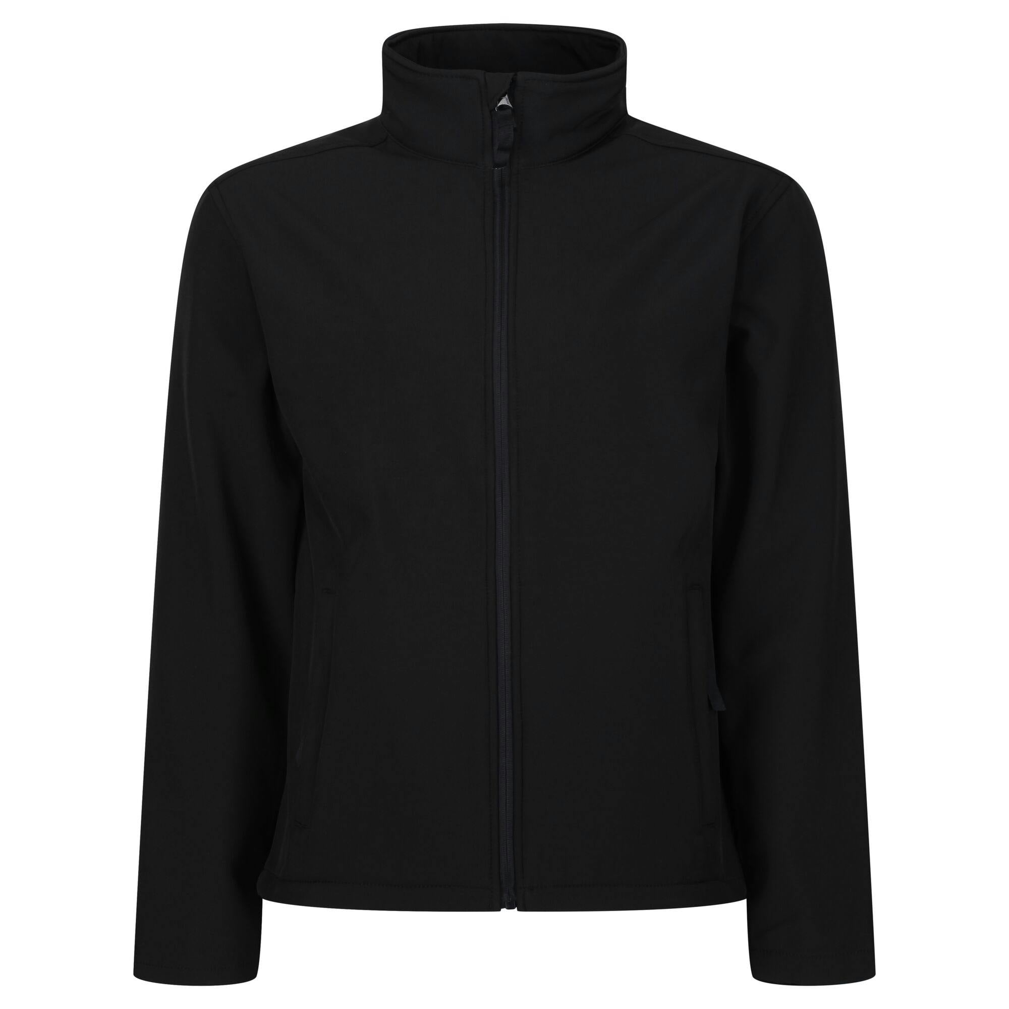Regatta Men's Black Professional Reid Softshell Wind Resistant Water Repellent Jacket - 2XL Uk - 96% Polyester/4% Elastane