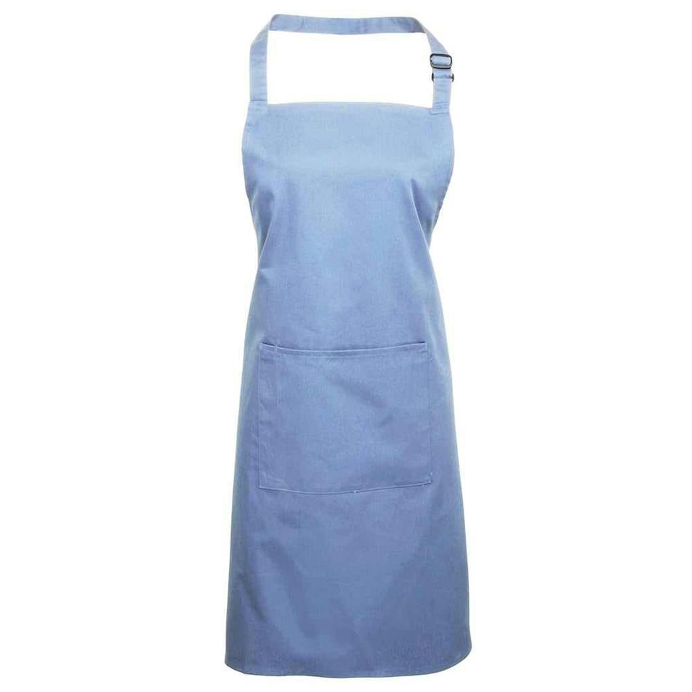- Premier Unisex Adult Colours Pocket Full Apron Mid Blue (One Size) - Image 3