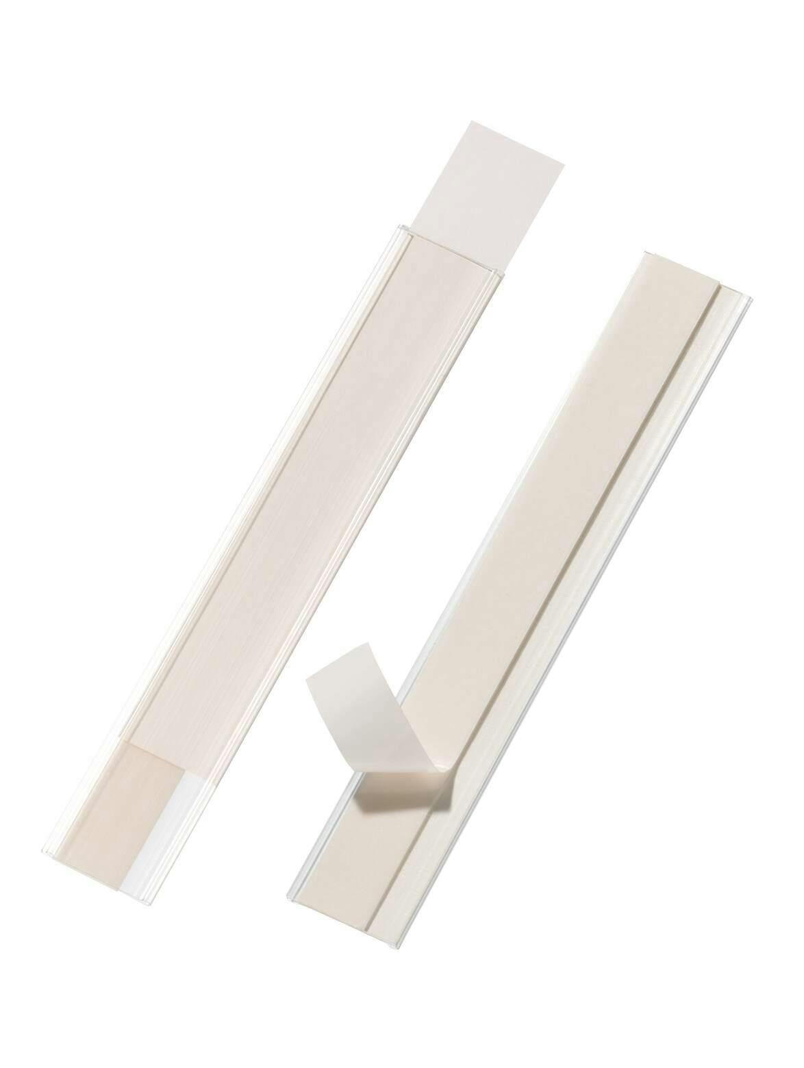 Rackhams Scanfix Self-Adhesive Epos Ticket Strip Holder | 50 Pack | 200 X 30Mm