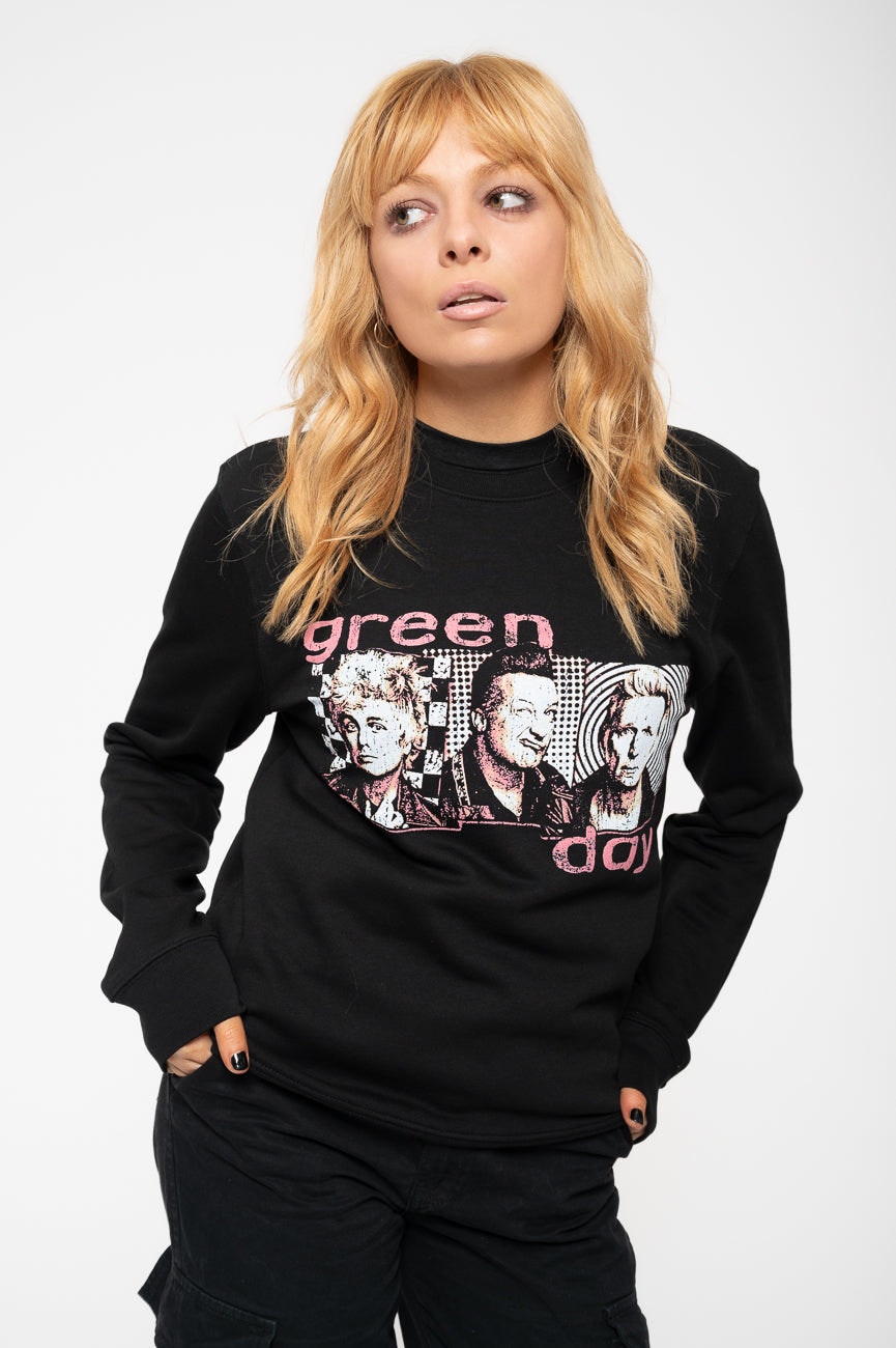 Paradiso Clothing Unisex Green Day 80'S Summer Photo Sweatshirt - Xl