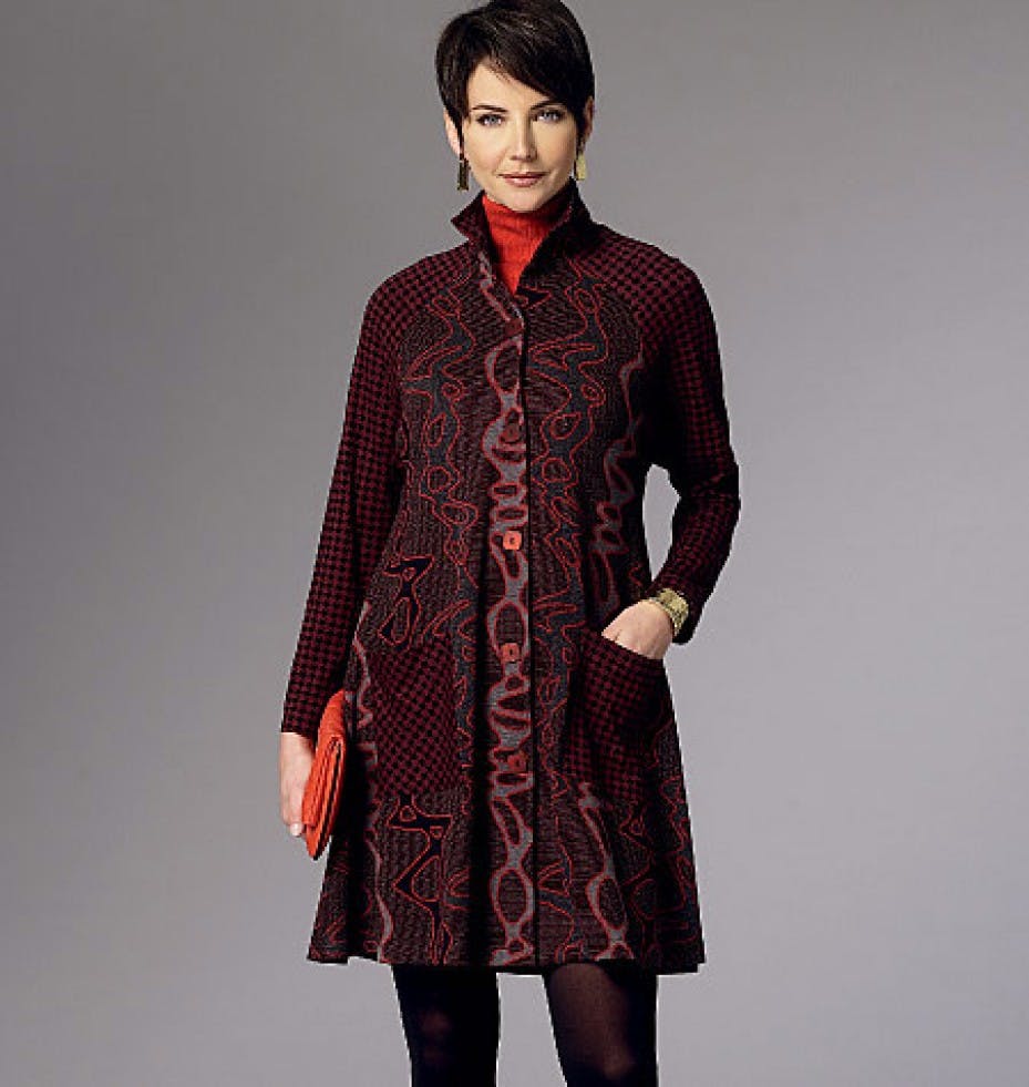 Butterick Women's Sewing Pattern 6254, Coats For Xsm-Sml-Med - Easy - Xsm-Sml-Med