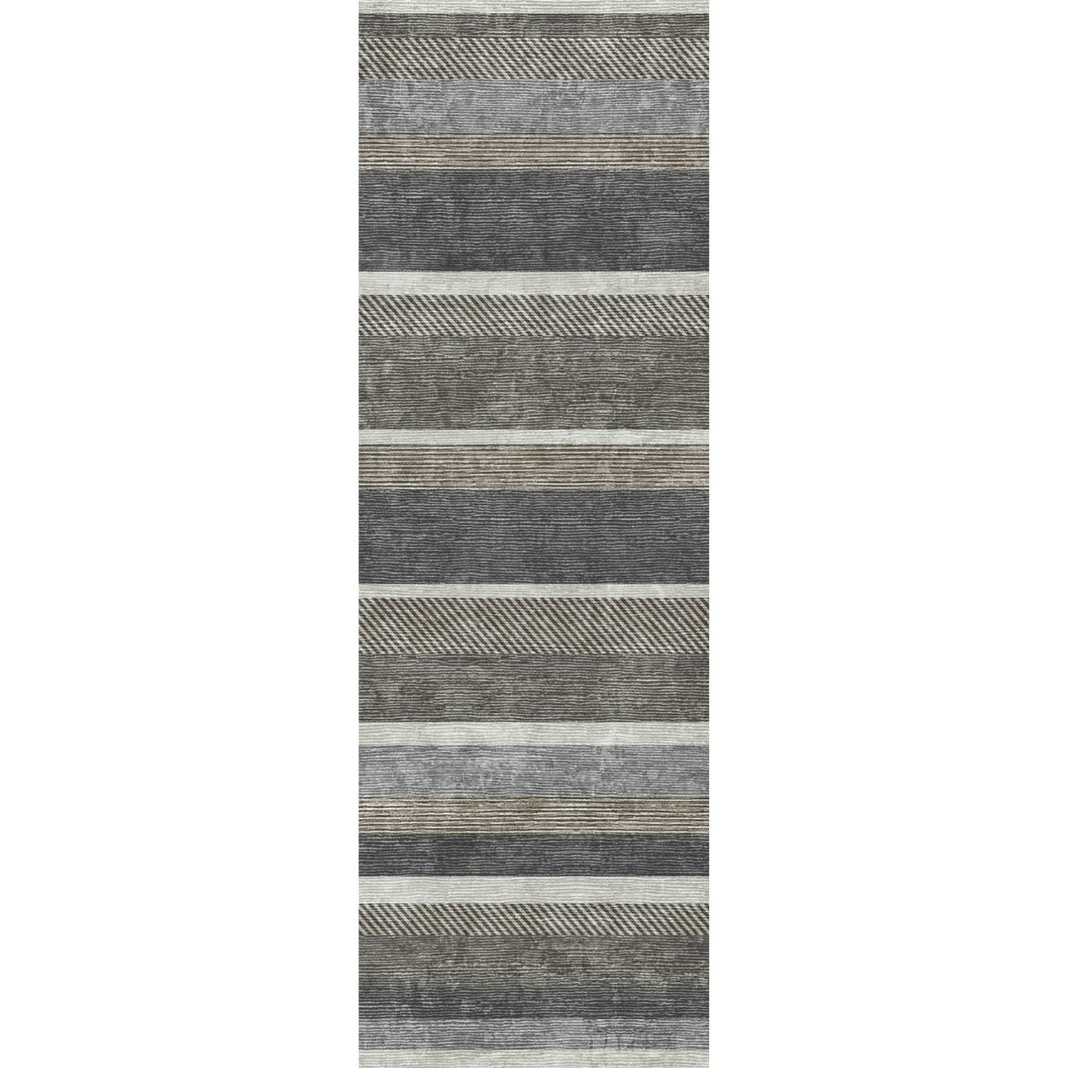 The Rugs Grey Washable Persian Nasrin Classic Rug - 60X180 Cm