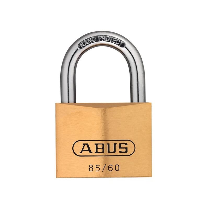 Abus Mechanical 85 Series Brass Padlock - 60Mm Keyed 2703 - Multi Colour