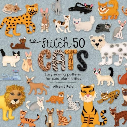 Search Press Stitch 50 Cats - Alison J Reid - Image 9