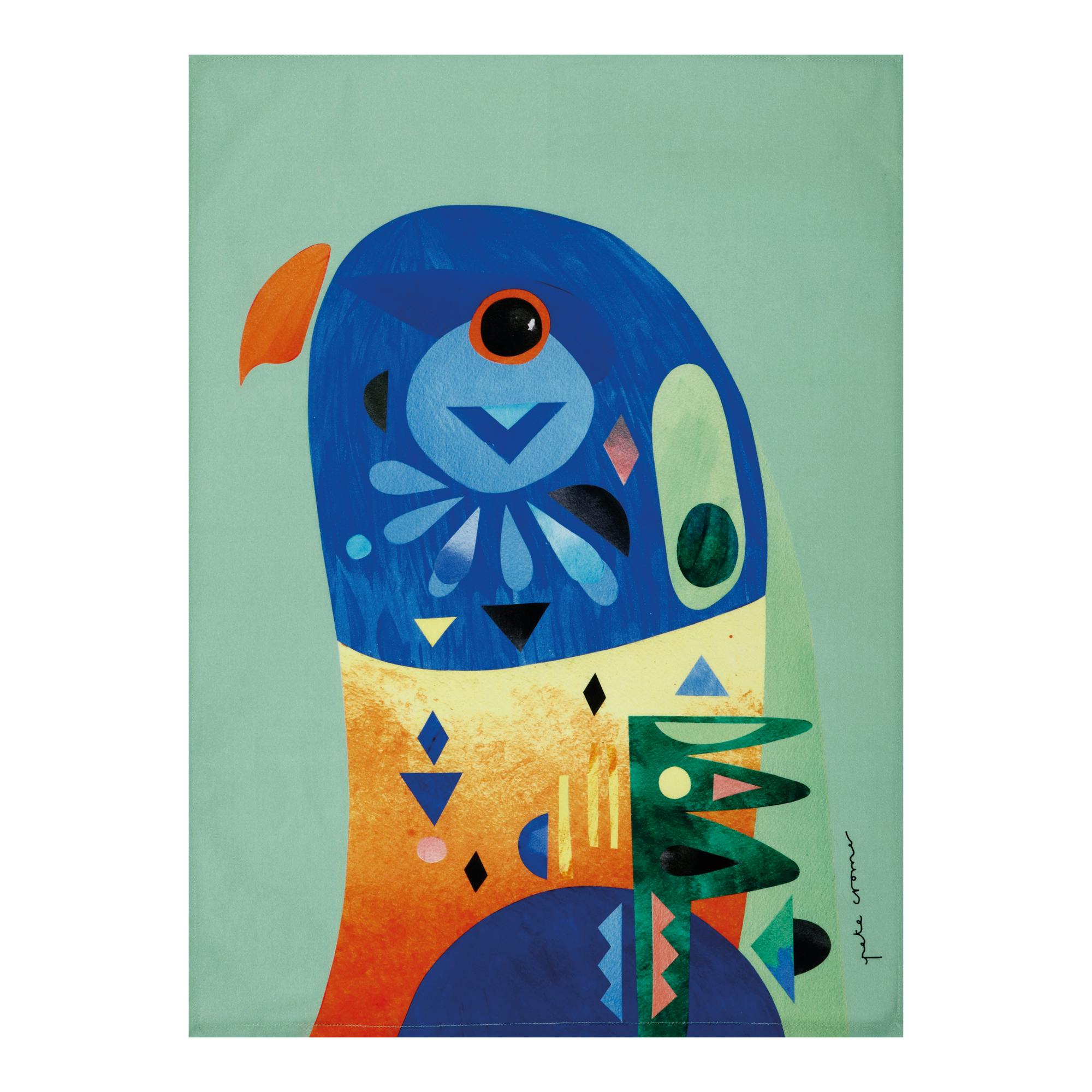 Rackhams Pete Cromer Lorikeet Tea Towel - Assorted - Cotton - Tea Towel
