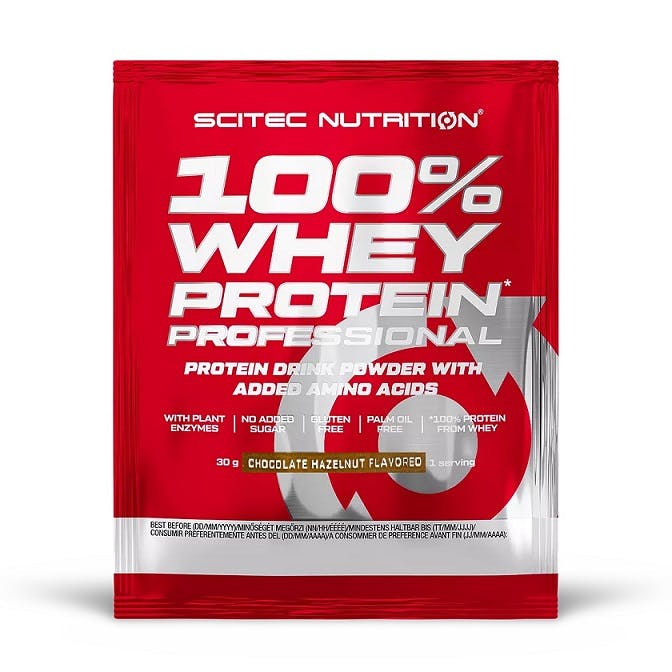 Scitec 100% Whey Protein Professional, Chocolate Hazelnut - 30G (1 Serving)