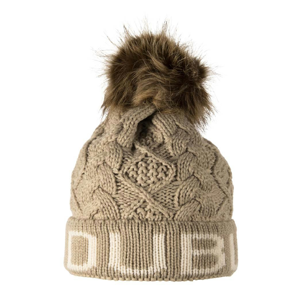 Aran Traditions Aran Cable Dublin Pom Pom Beanie Hat