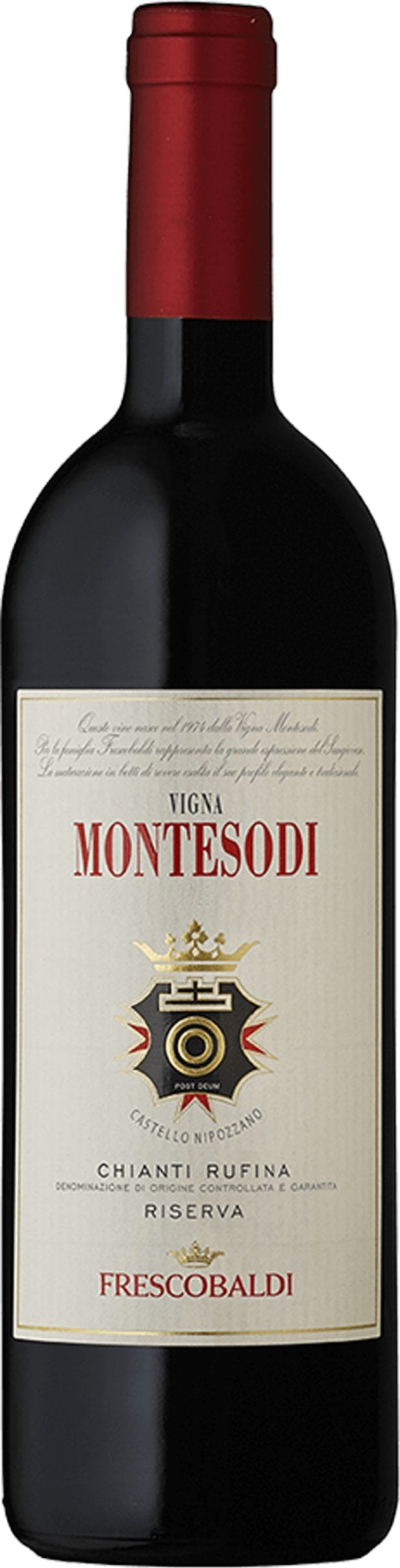 Various Wine Red/Black Frescobaldi Montesodi Chianti Rufina Riserva 2022 75Cl - Pack Of 6