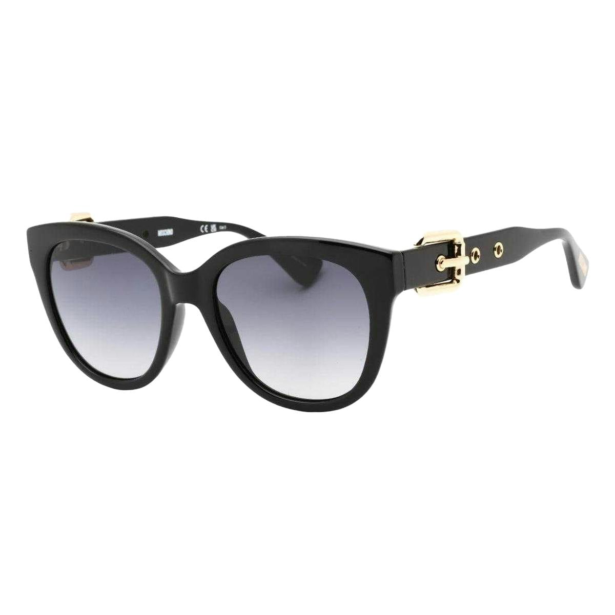 Moschino Women's Black Buckle Sunglasses - One Size - 100% Mixed