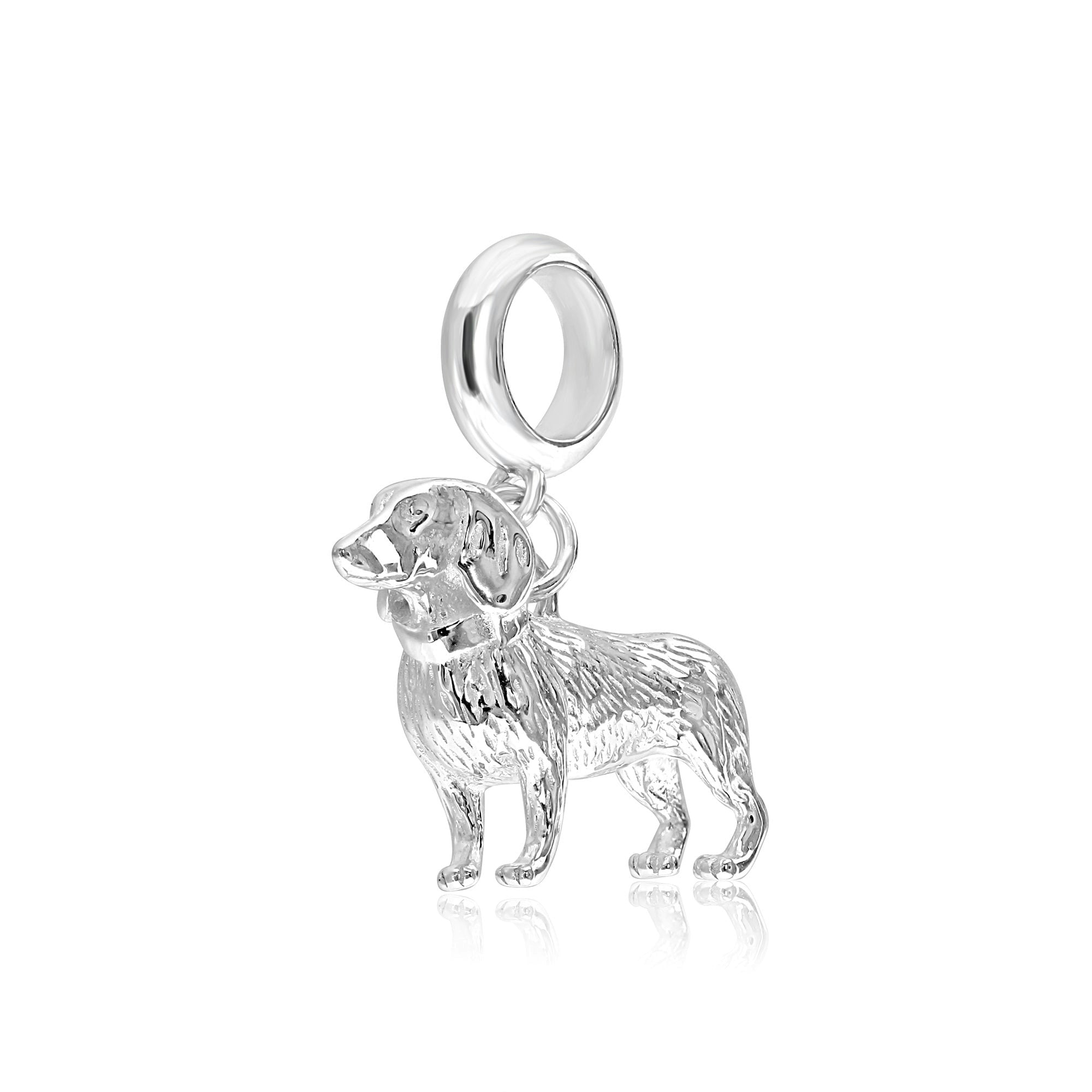 Mylee London Silver Dachshund Charm - No - Slider Charm