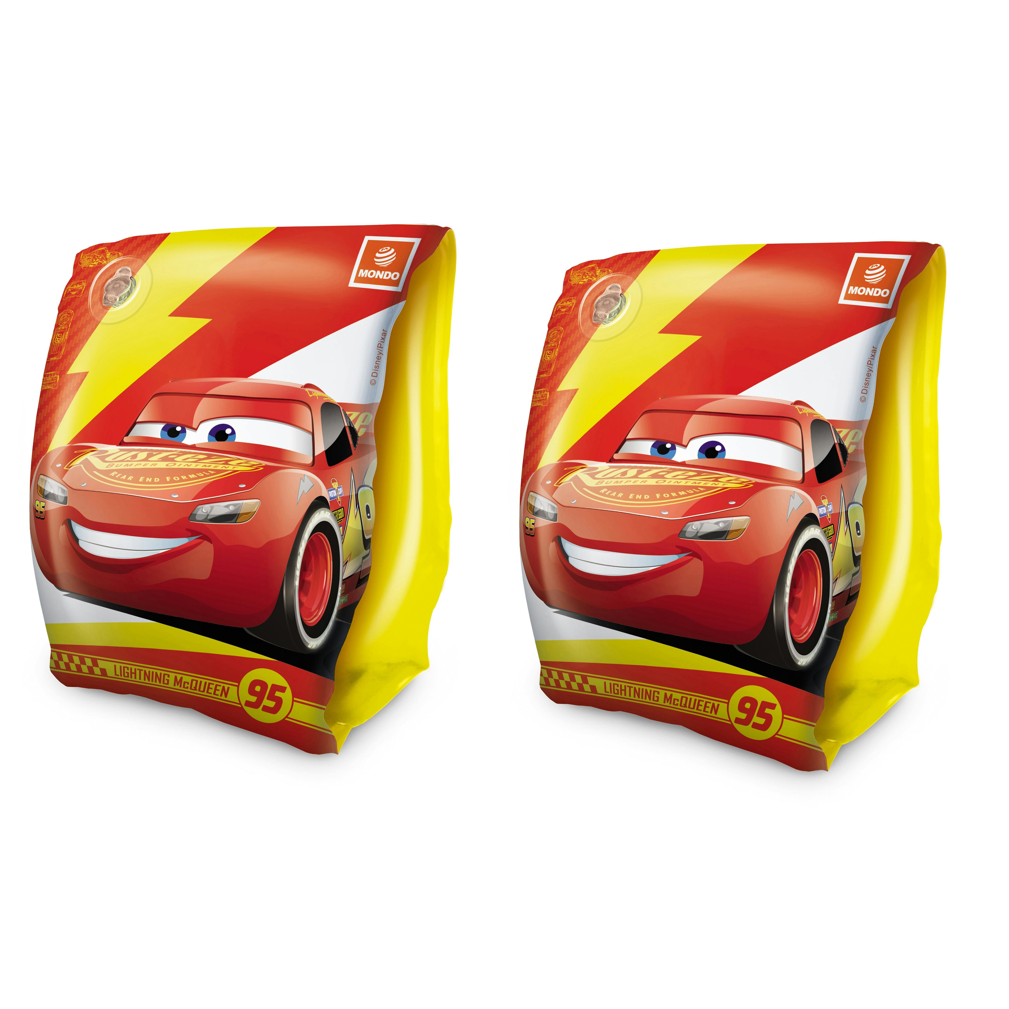 Mondo Red Disney Cars Lightning Mcqueen Inflatable Arm Bands - Vinyl