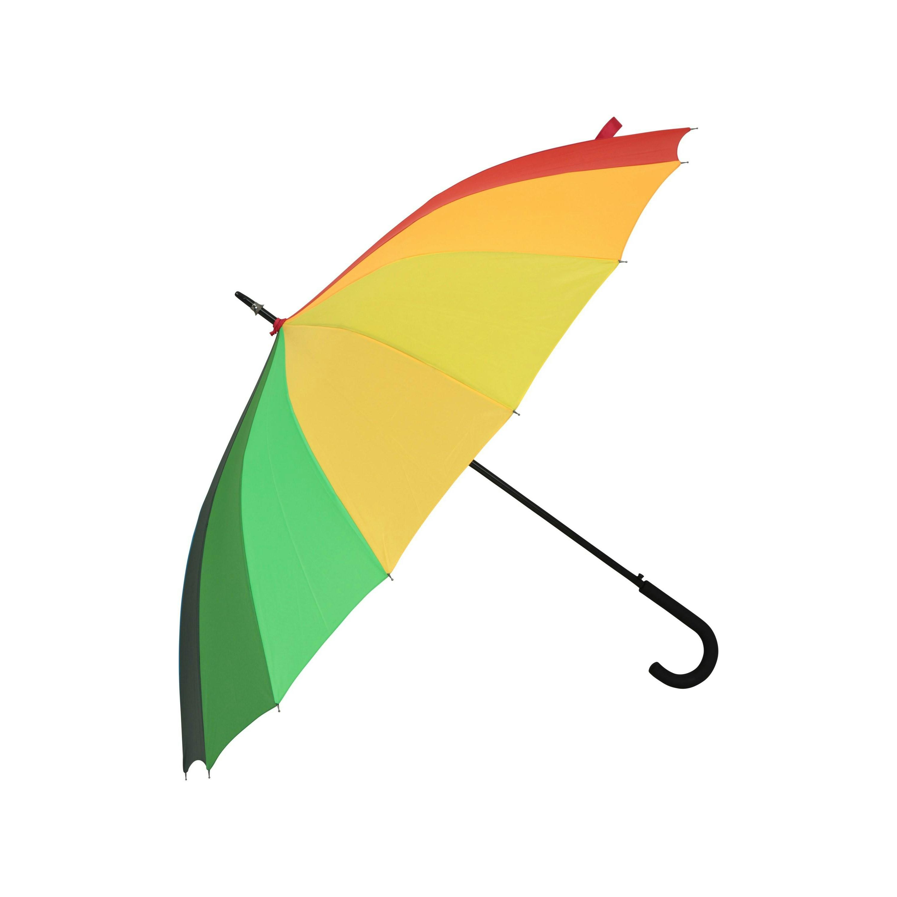 Mountain Warehouse Rainbow Stick Umbrella - Multicoloured - L - Multicoloured - 100% Polyester