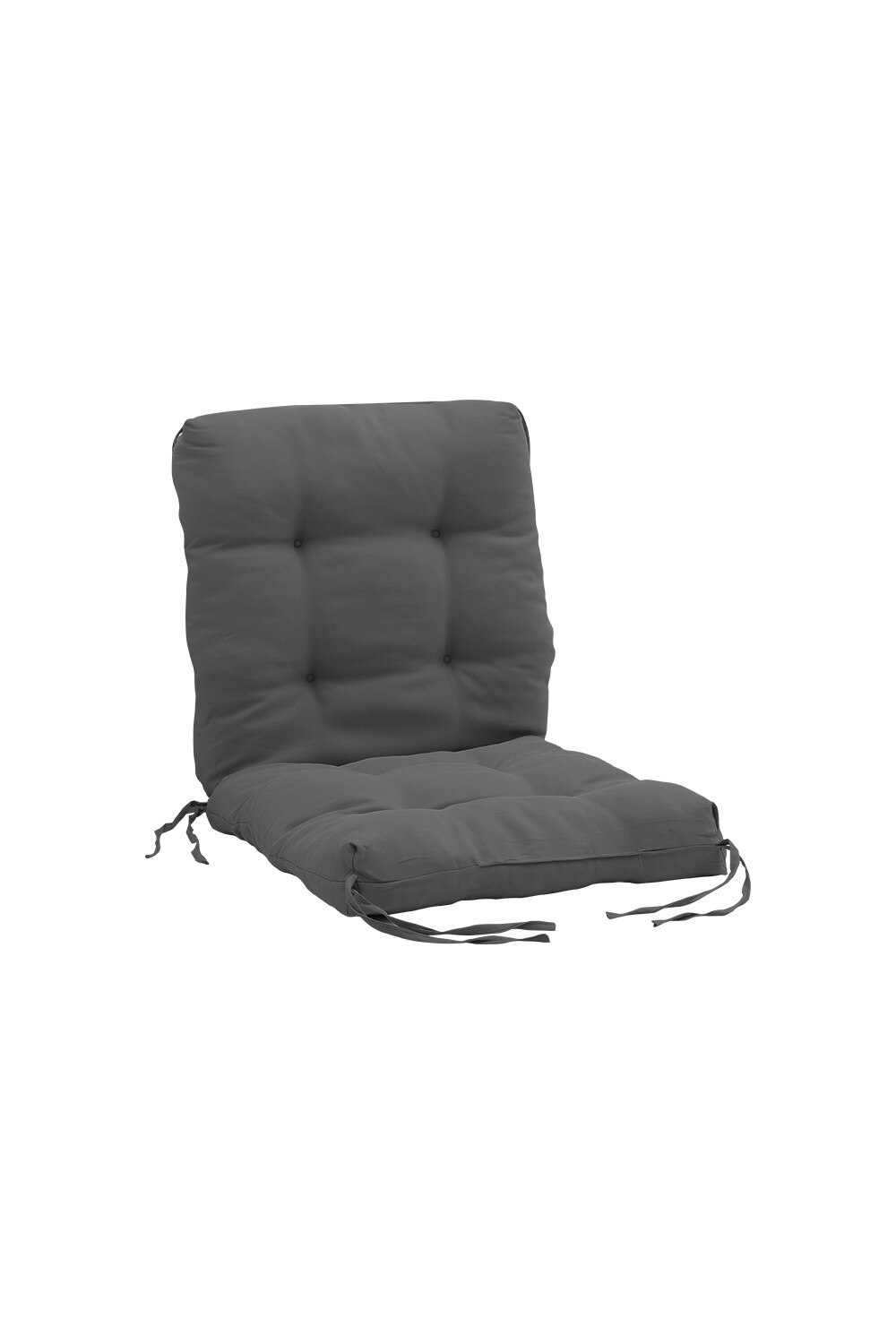 Rackhams Grey 110*50Cm Lawn Chair Garden Seat Cushion