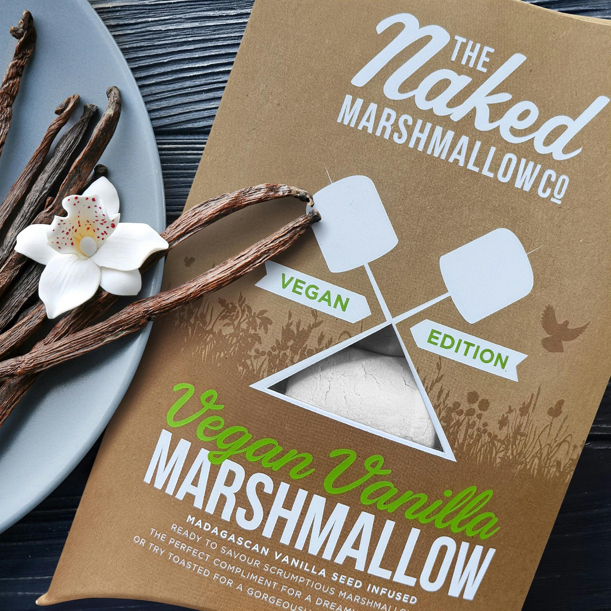 The Naked Marshmallow Co Vegan Vanilla Marshmallows