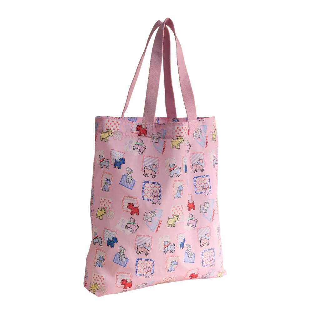 Cath Kidston Pink Dogs Foldable Tote Bag Set - One Size