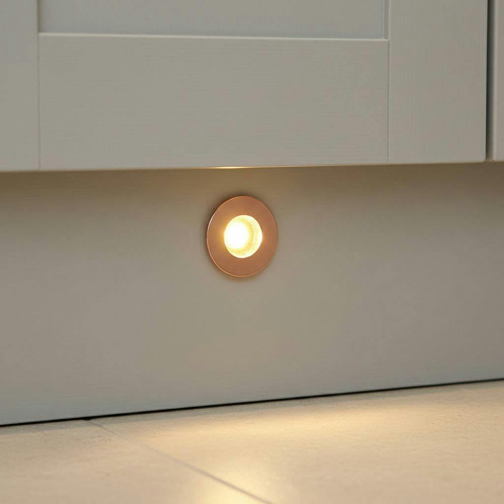 Rackhams Gold/Light 1 Watt Rose Kitchen Kickboard