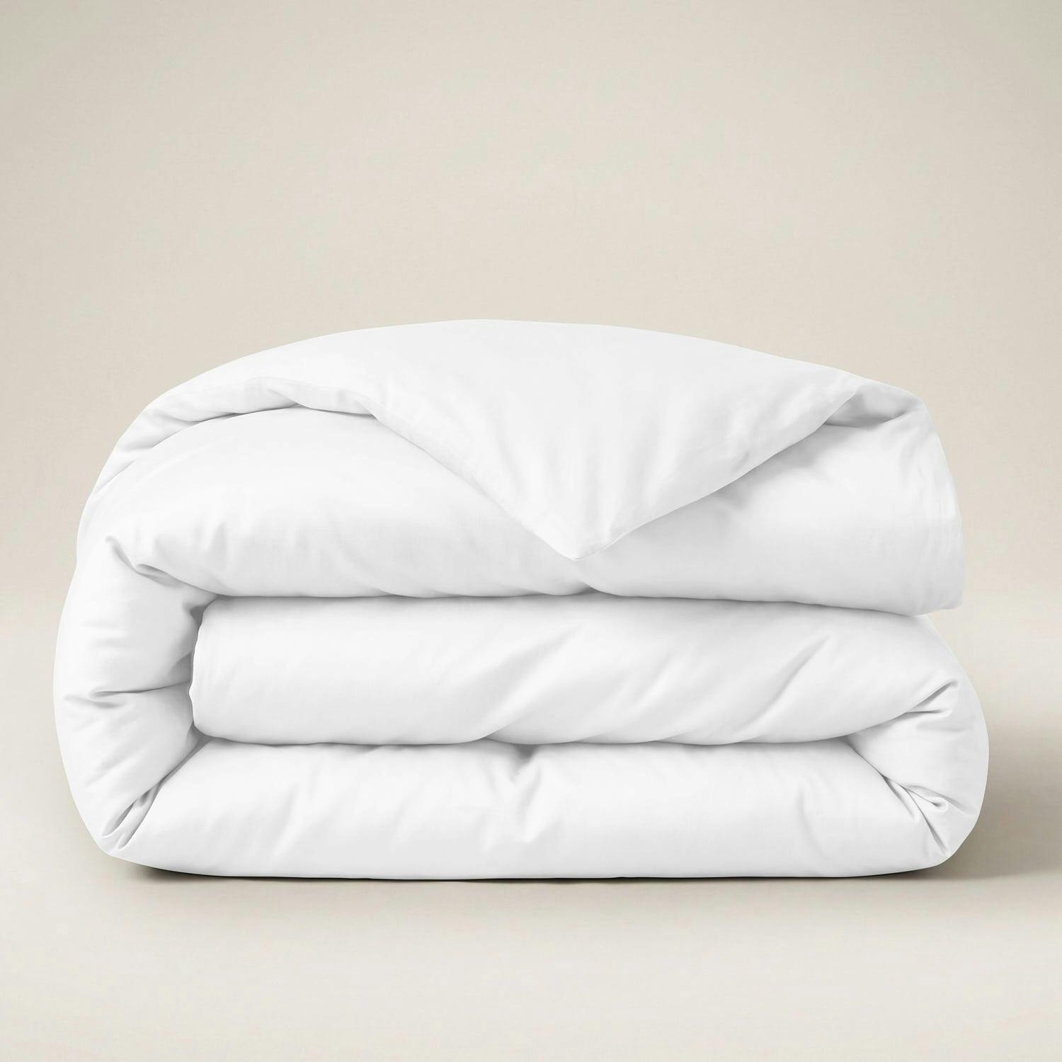 Bedable White Sateen Duvet Cover - S.king