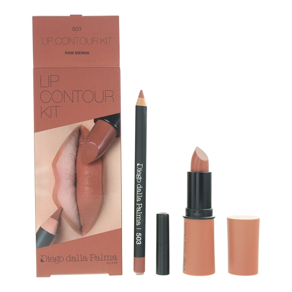 Diego Dalla Palma Lip Contour Kit Caramel 503 2 Piece Gift Set: Lipstick 4G - Li