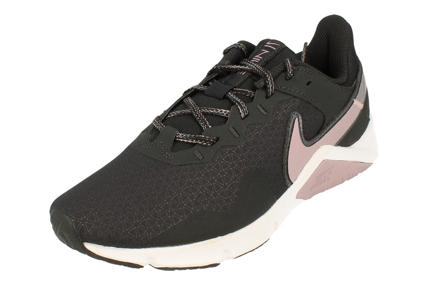 Nike Women's Black/White Legend Essential 2 Prm Cz3668 002 - Uk 2.5 | Us 5 | Eu 35.5