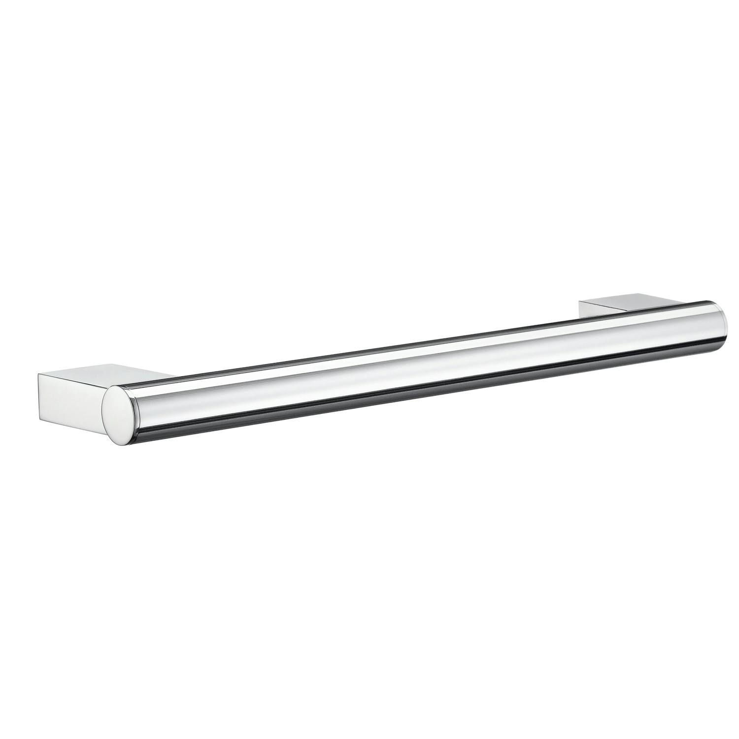 Rackhams Chromed Stainless Steel Grab Bar 40Cm Toilet Handle Or Bath Shower Safety Hand Rail Elderly Disabled Seniors Mobility Aid