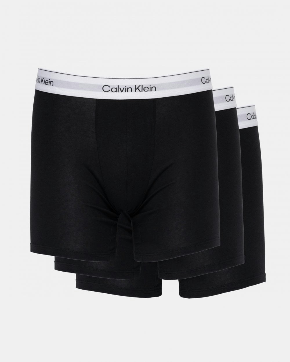 Calvin Klein Men's Icon Boxer Brief - 3 Pack Black/White Large - Image 2