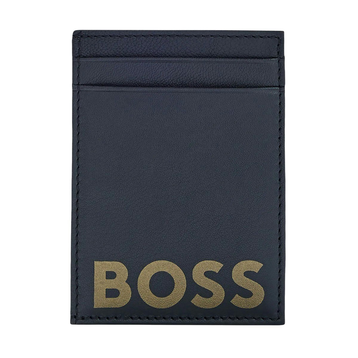 Hugo Boss Black Leather Card Holder - One Size
