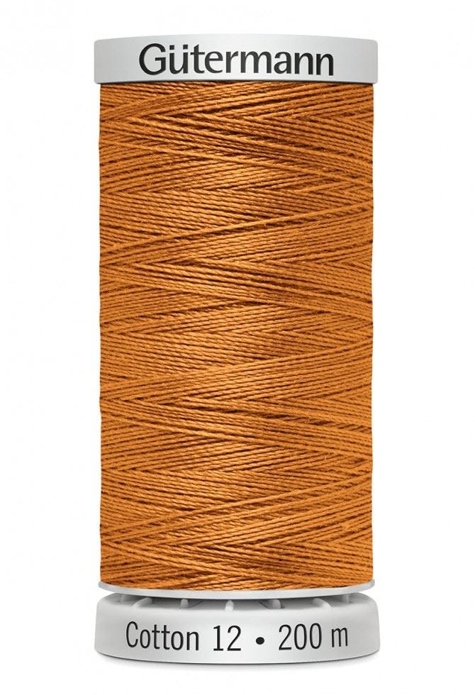 Gutermann No 12 Sulky Cotton Embroidery Thread 200M Cotton Thread Suitable For Embroidery - 1238 - 200 Metres