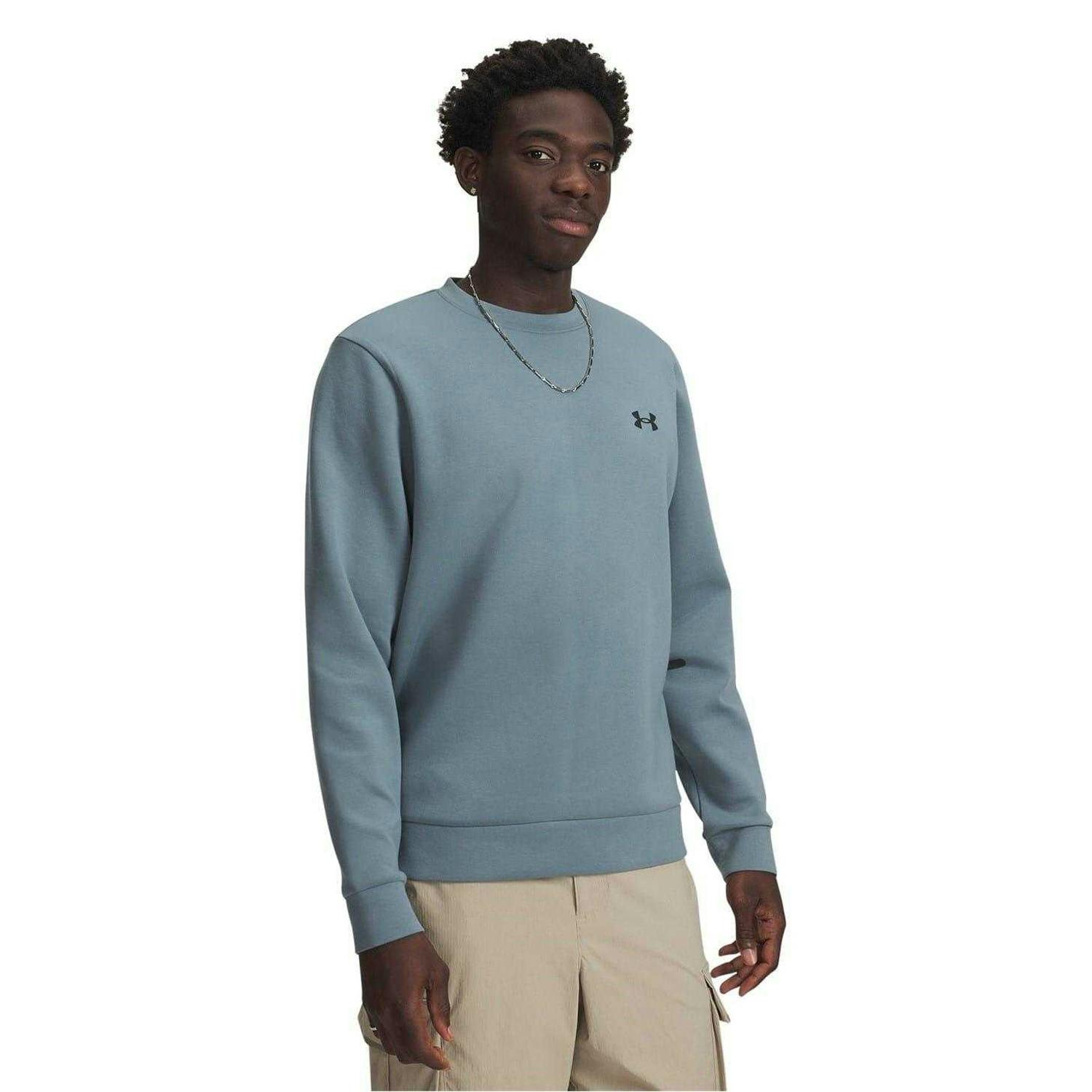Under Armour Men's Unstoppable Sweatshirt - Jasper - M - Jasper - 65% Polyester/29% Cotton/6% Elastane