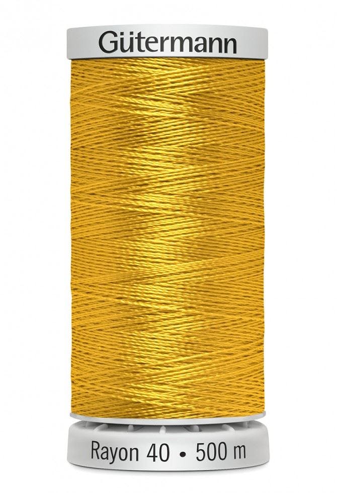 Gutermann No 40 Sulky Rayon Embroidery Thread 500M Rayon Thread Suitable For Embroidery - 1185 - 500 Metres