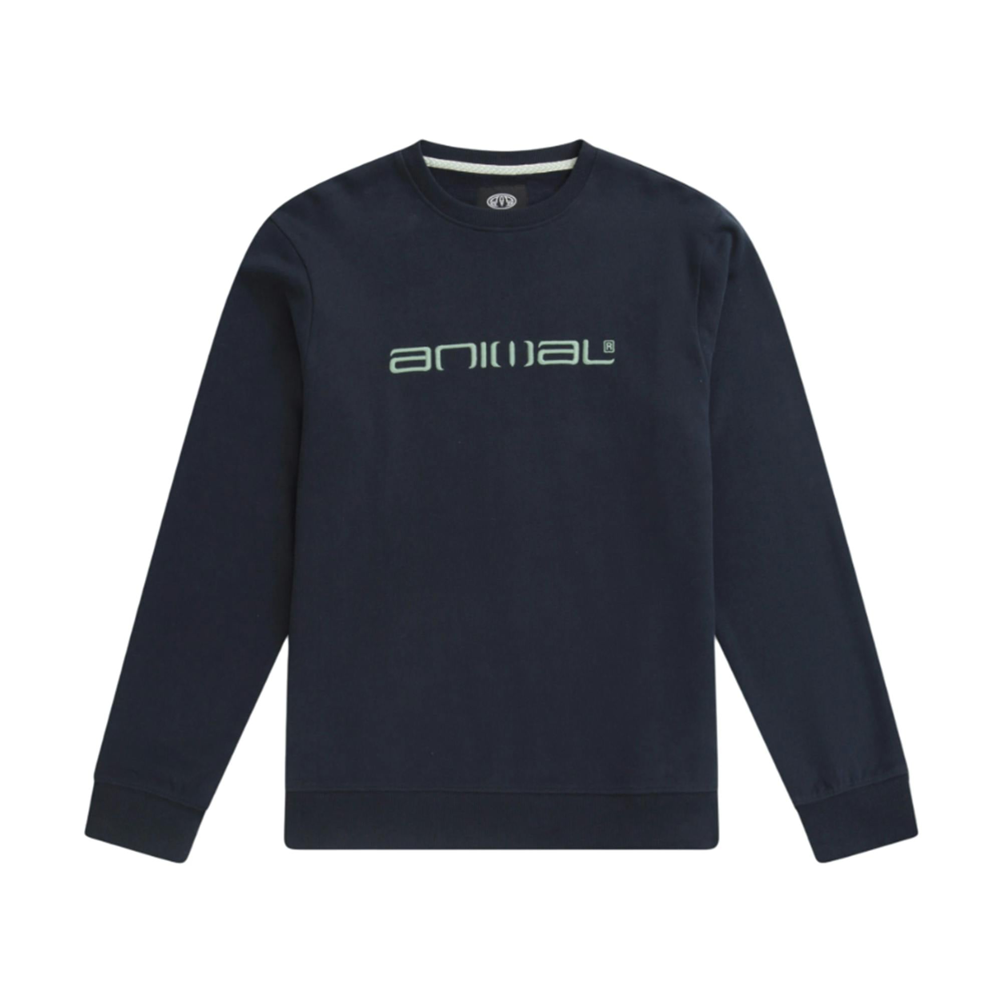 Animal Men's Driver Organic Sweatshirt - Navy - Xs - Navy - 100% Mixed