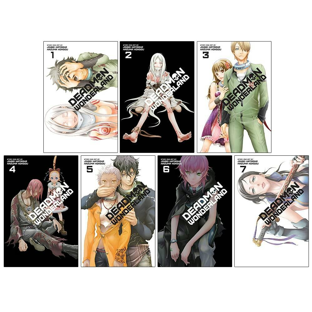 Various Publishers Deadman Wonderland Volume Collection 1-7 Books Set By Jinsei Kataoka