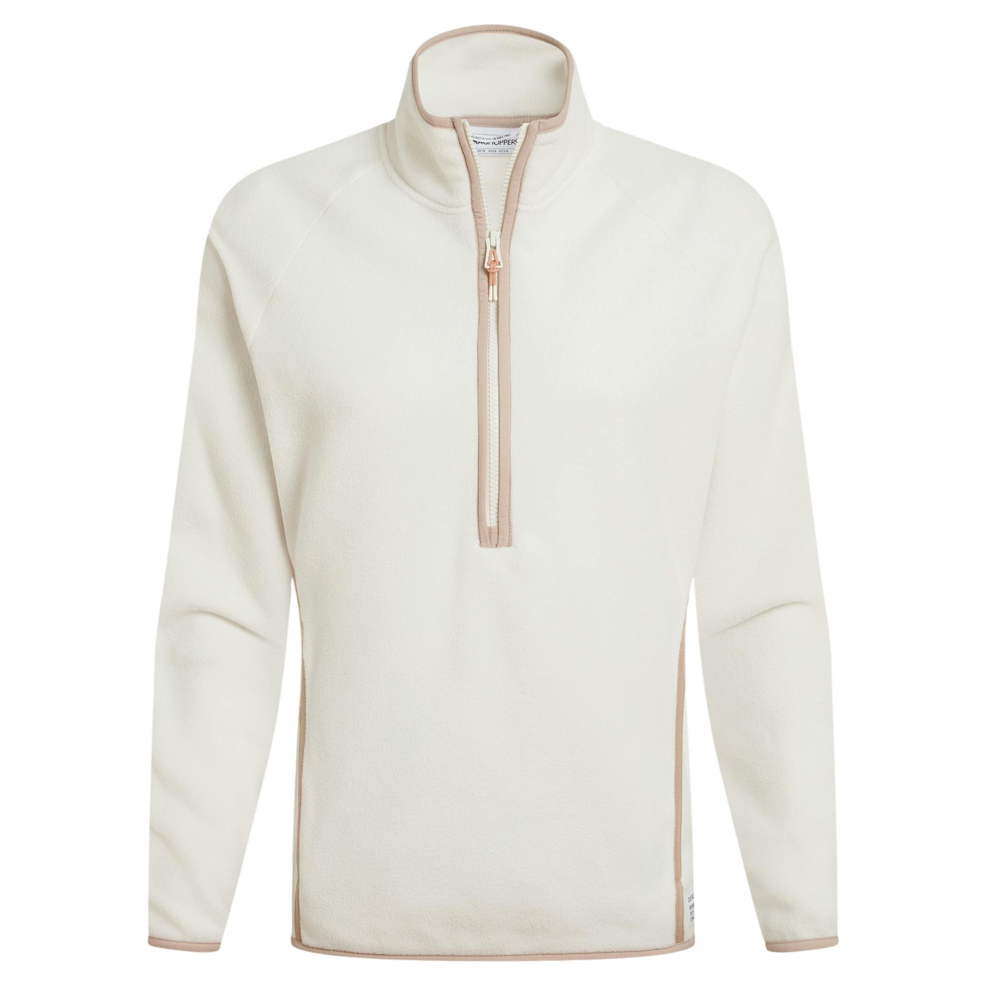 Craghoppers Women's Ii Co2 Renu Technology Half Zip Fleece Jacket - Calico - 18 Uk - Calico - 100% Recycled Polyester