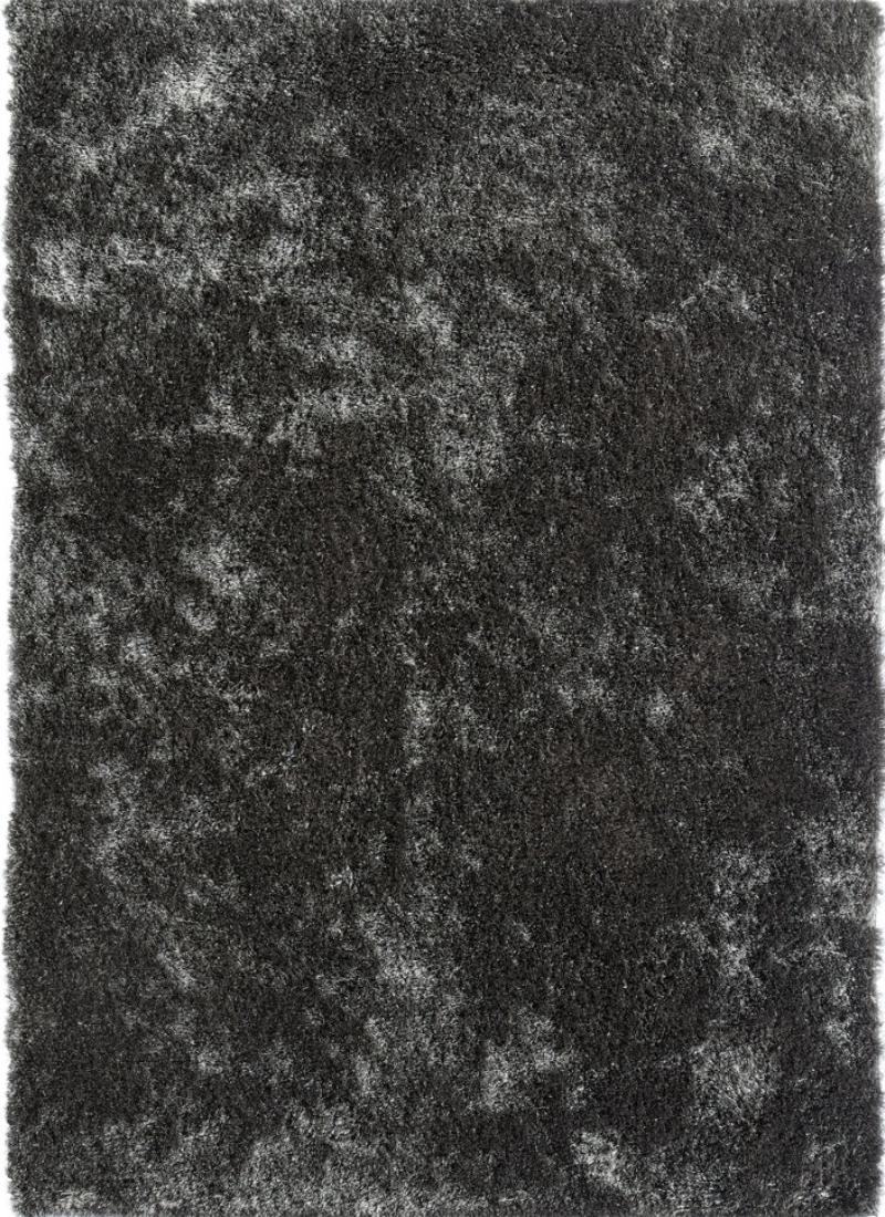 Rackhams Dark/Grey Glamour Shaggy Rug - 120X170 Cm