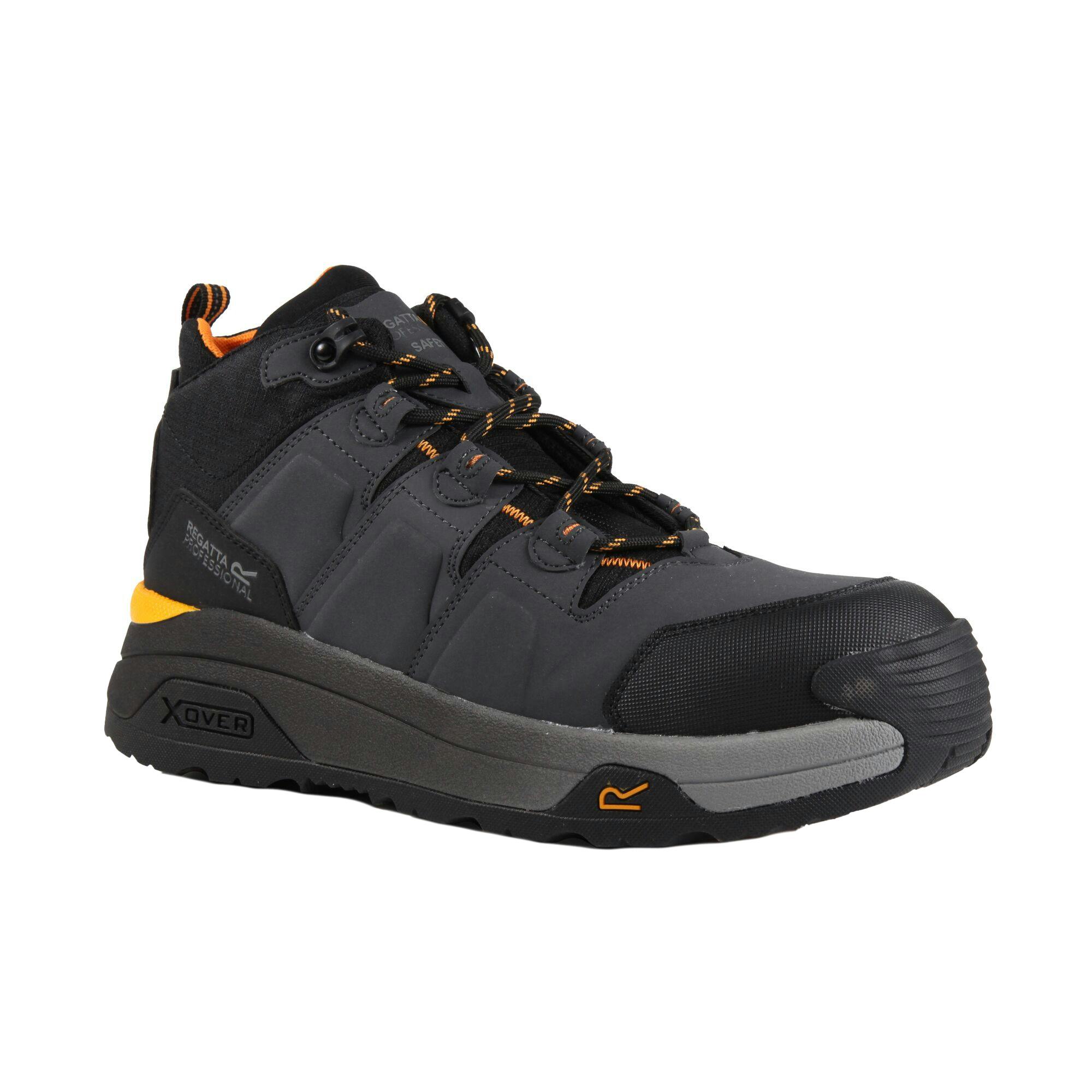 Regatta Men's Black/Grey Professional Hiking Boots - /Gunmetal - 8 Uk - /Gunmetal - 50% Faux Leather/20% Rubber/20% Eva/10% Foam