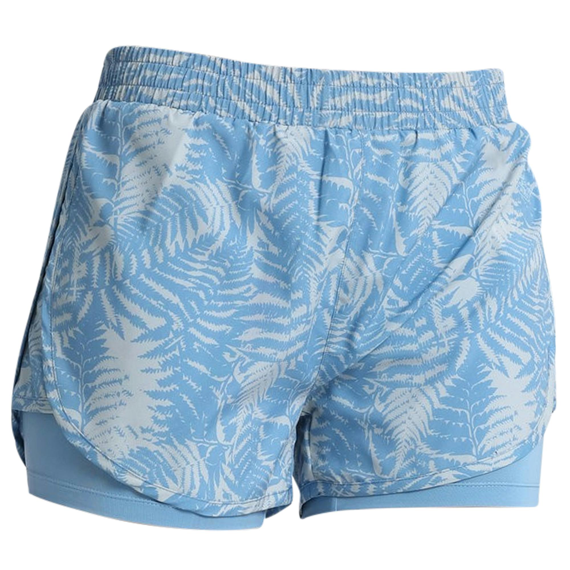 Umbro Women's Silver/Grey Pro Training Printed Hybrid Shorts - Allure/ - Allure/ - 14 Uk