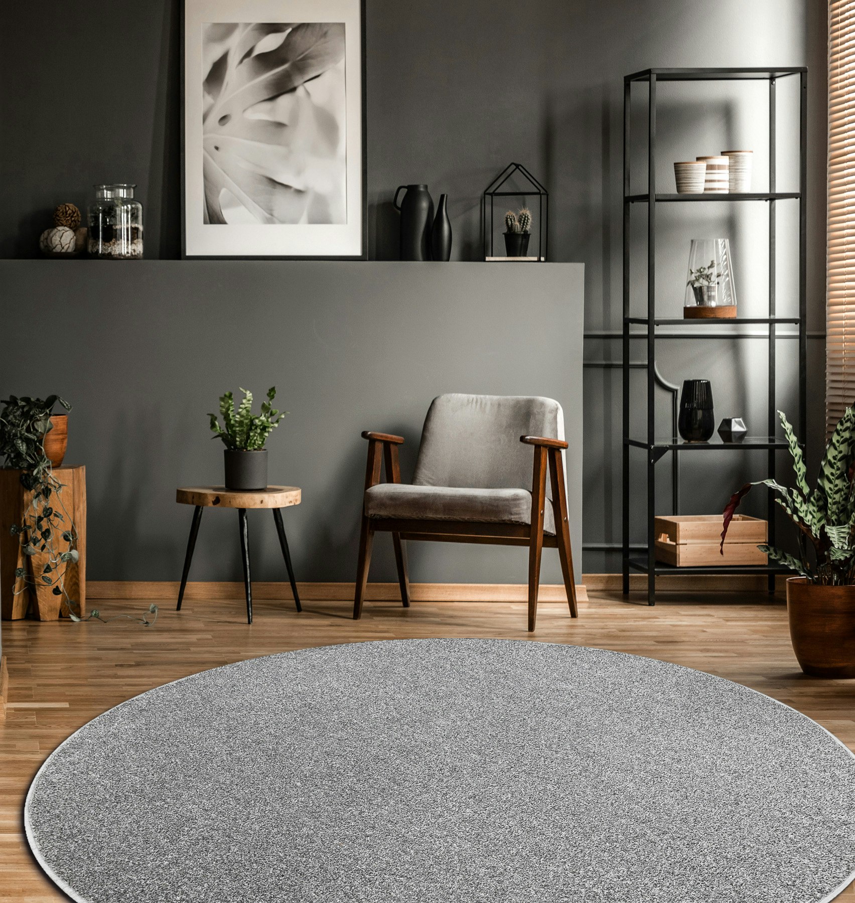 Rackhams Round Moorland Rug - 100Cm_diameter