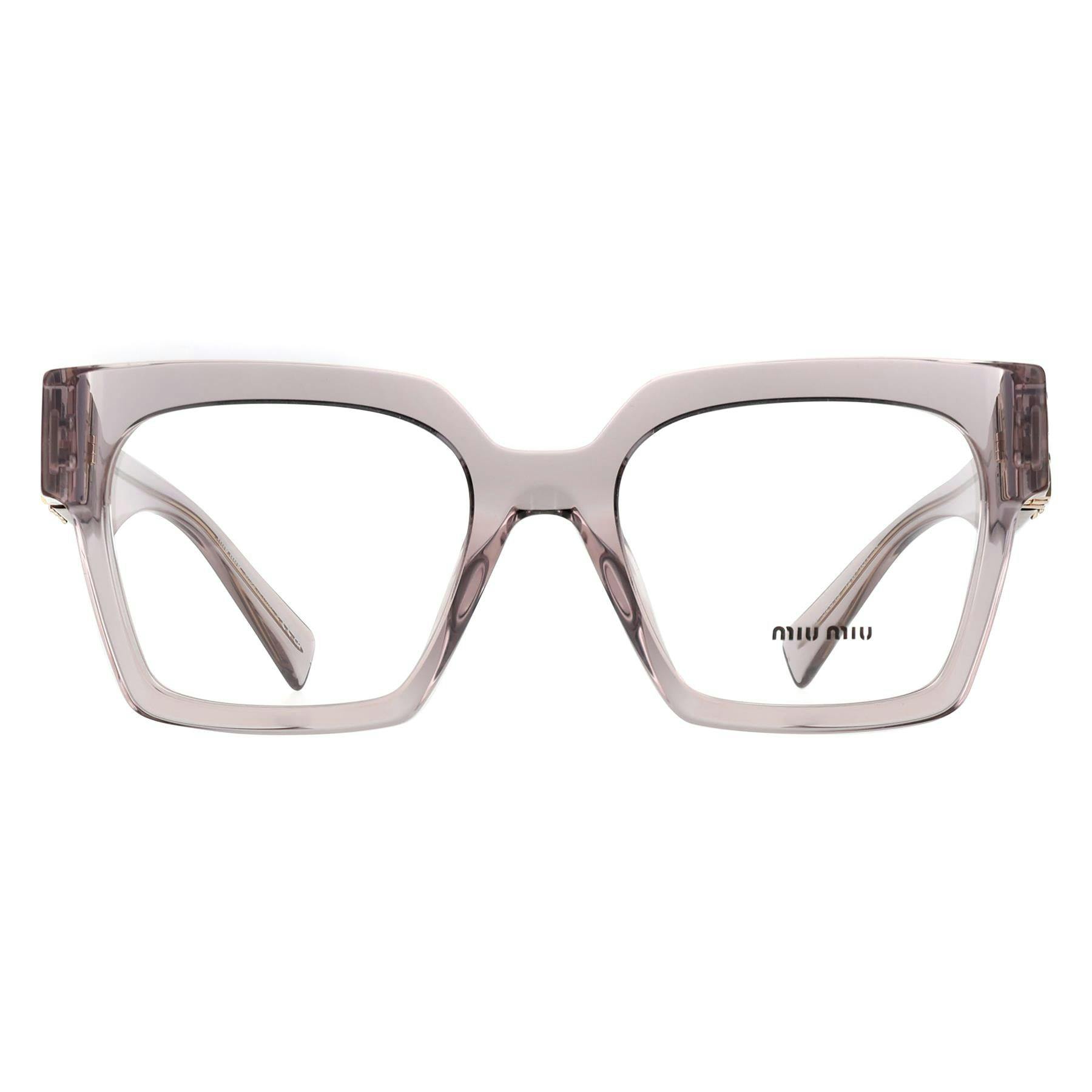 Miu Miu Glasses Frames MU04UV 12W1O1 Transparent Mauve Women - Image 3
